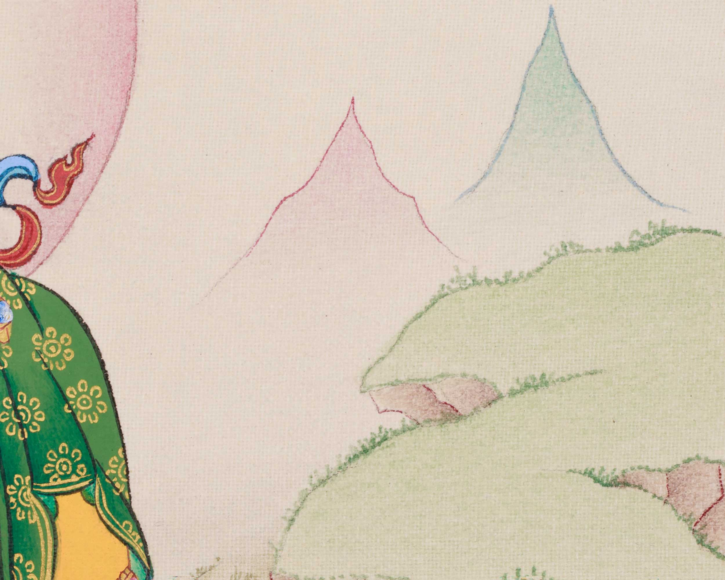 Kshitigarbha Artwork | The Bodhisattva of Compassion and Protector of Souls