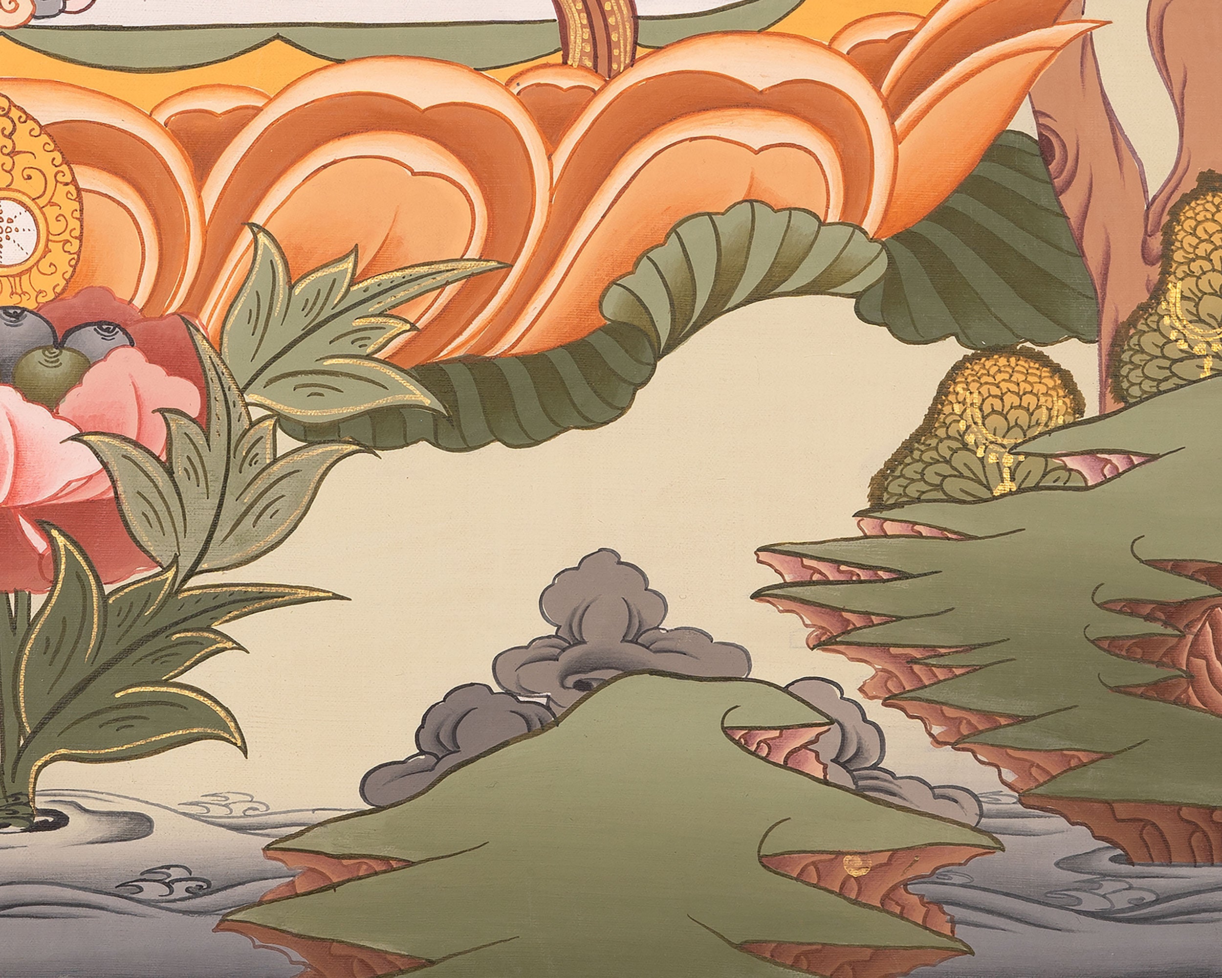 Mother Green Tara | Buddhist Thangka | Wall Decors