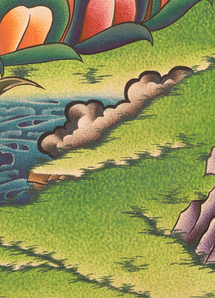 4 Arm Chenrezig Bodhisattva | Compassion Deity Art
