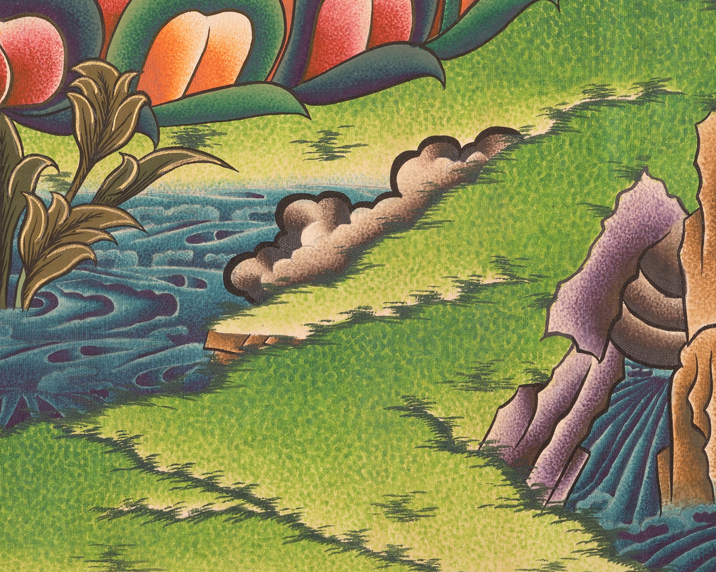4 Arm Chenrezig Bodhisattva | Compassion Deity Art