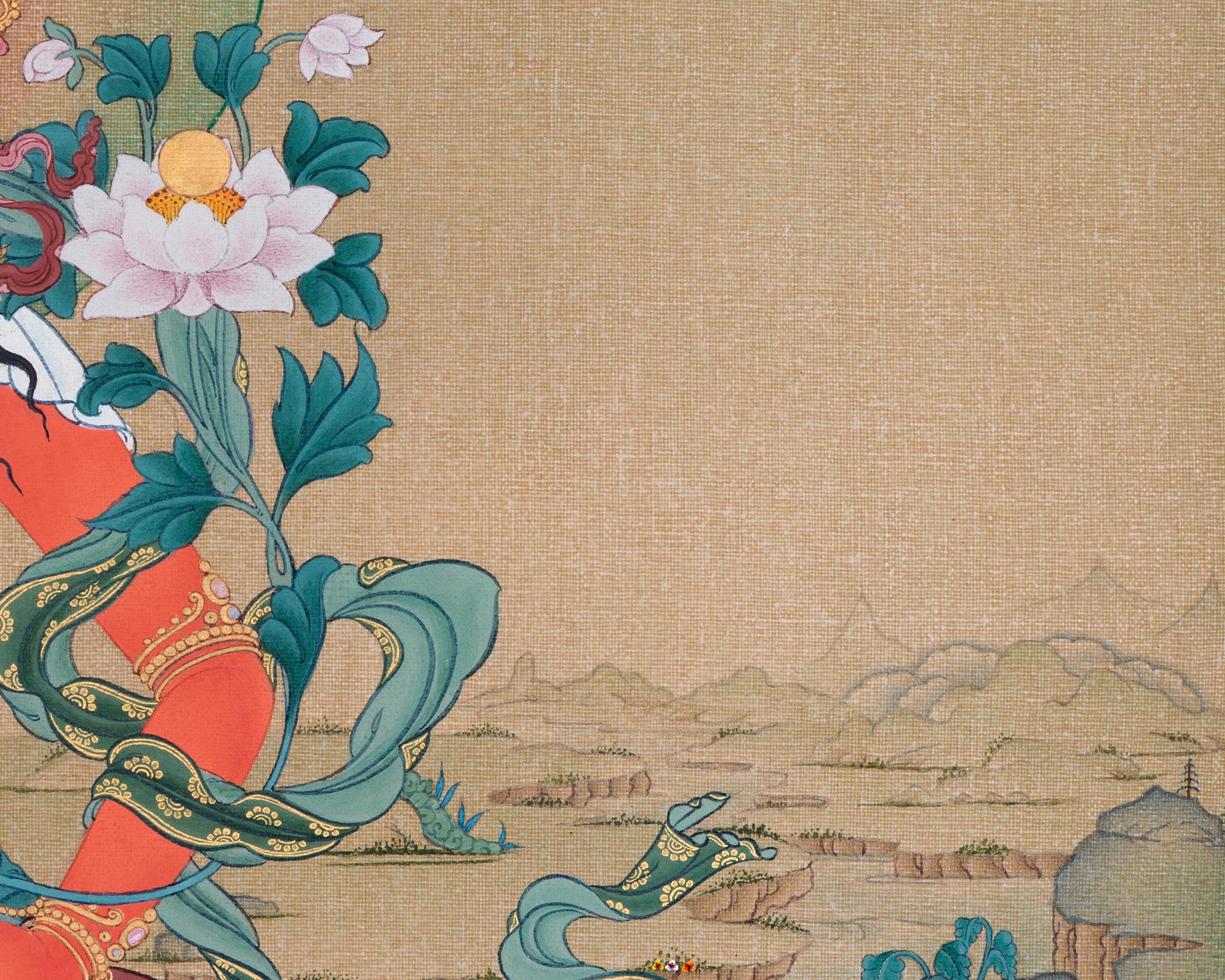 Adi Buddha, Samantabhadra Canvas Print | Tibetan Artwork of Primordial Enlightenment