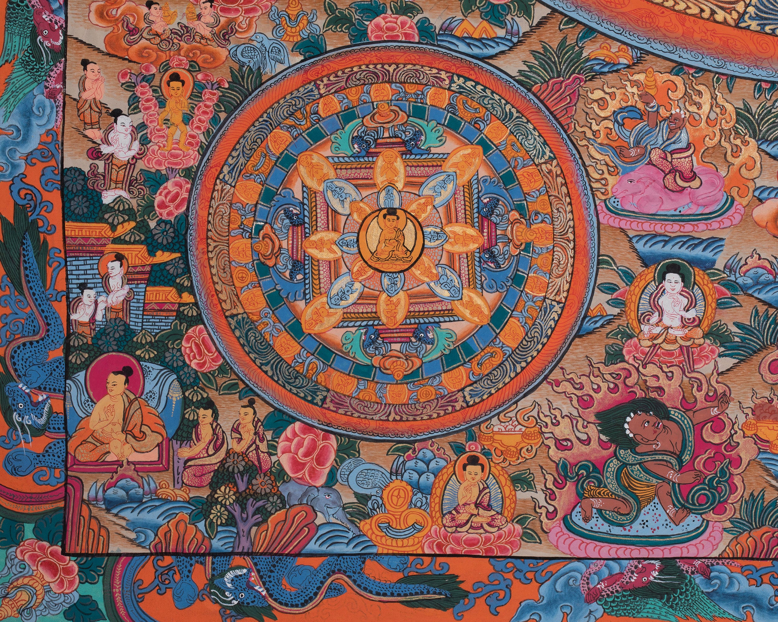 Buddha Mandala Thangka | Tibetan Thangka Art