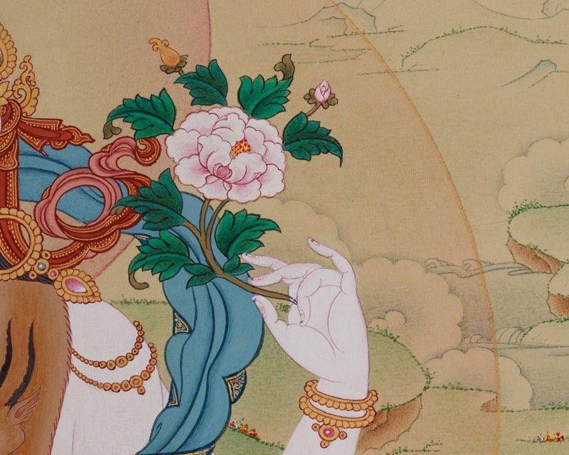 The Compassionate Bodhisattva, Avalokiteshvara Thangka.