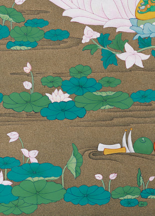 Shyama Green Tara Thangka Painting | Buddhist Goddess of Compassion and Resilience