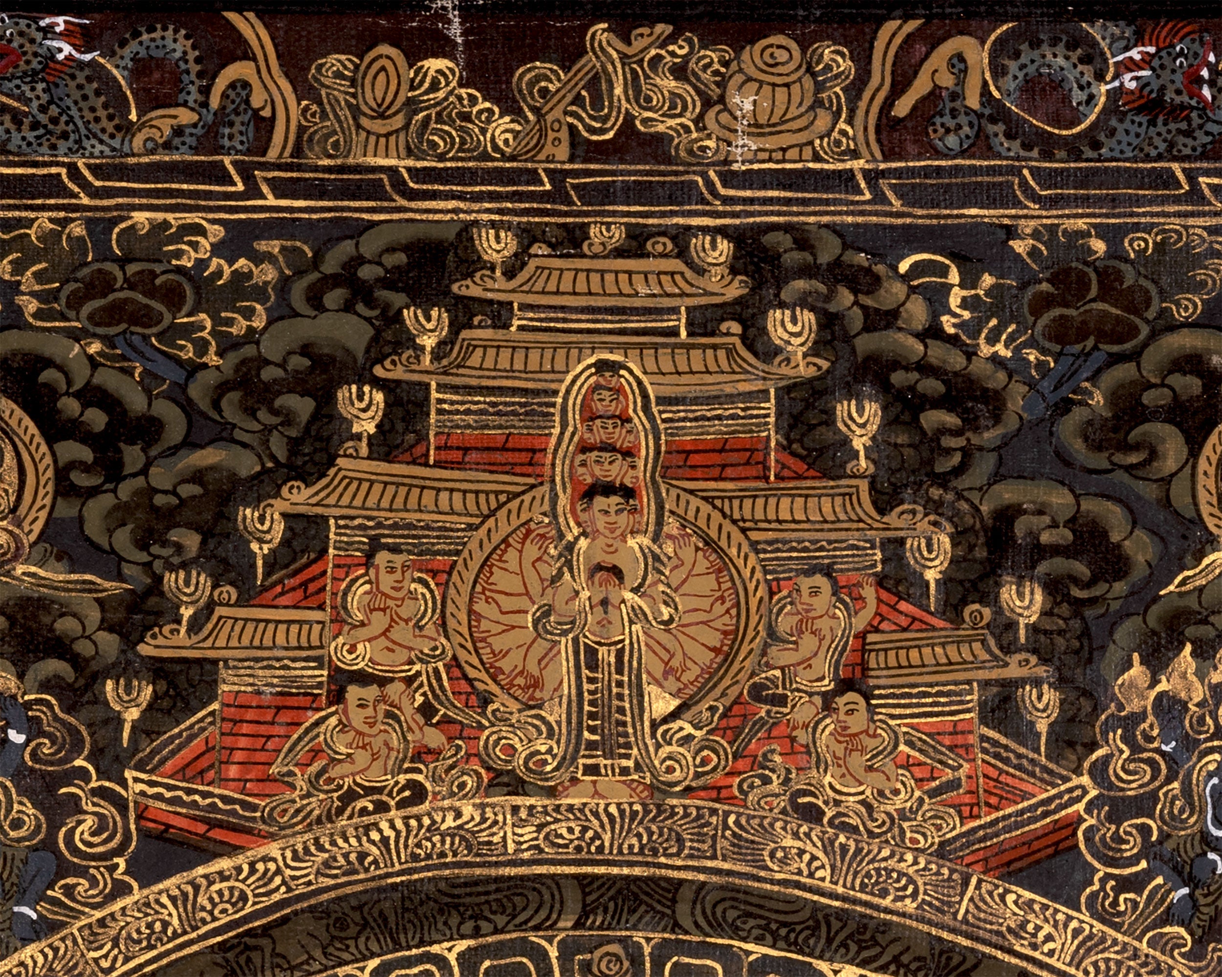 Shakyamuni Buddha Mandala Thangka | Wall Decoration Painting