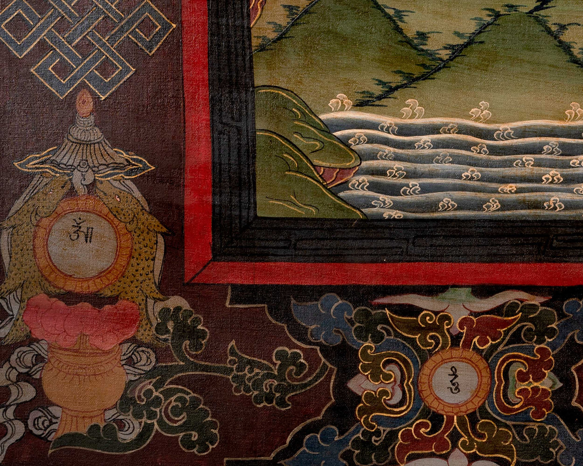 Amoghasiddhi Mandala | Religious Buddhist Thangka | Wall Decors