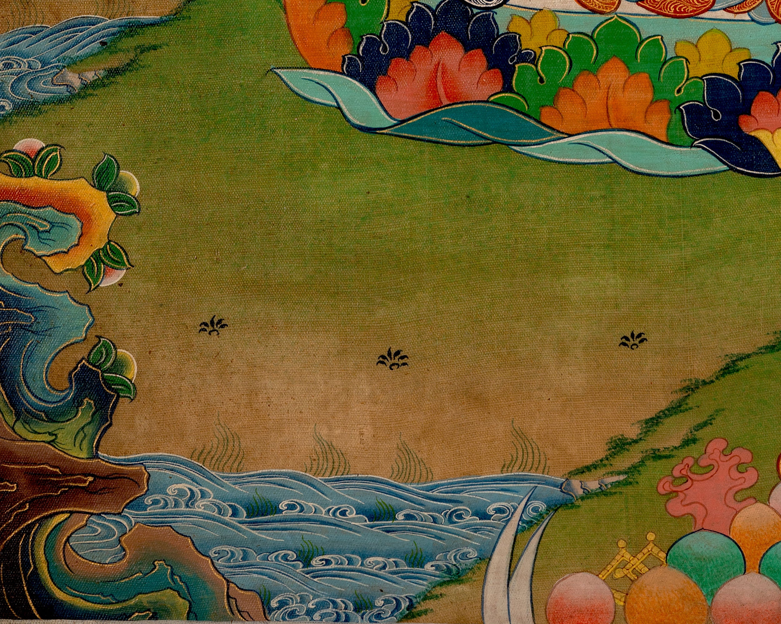 Guru Rinpoche Padmasambhava | Buddhist Thangka Art | Wall Decors