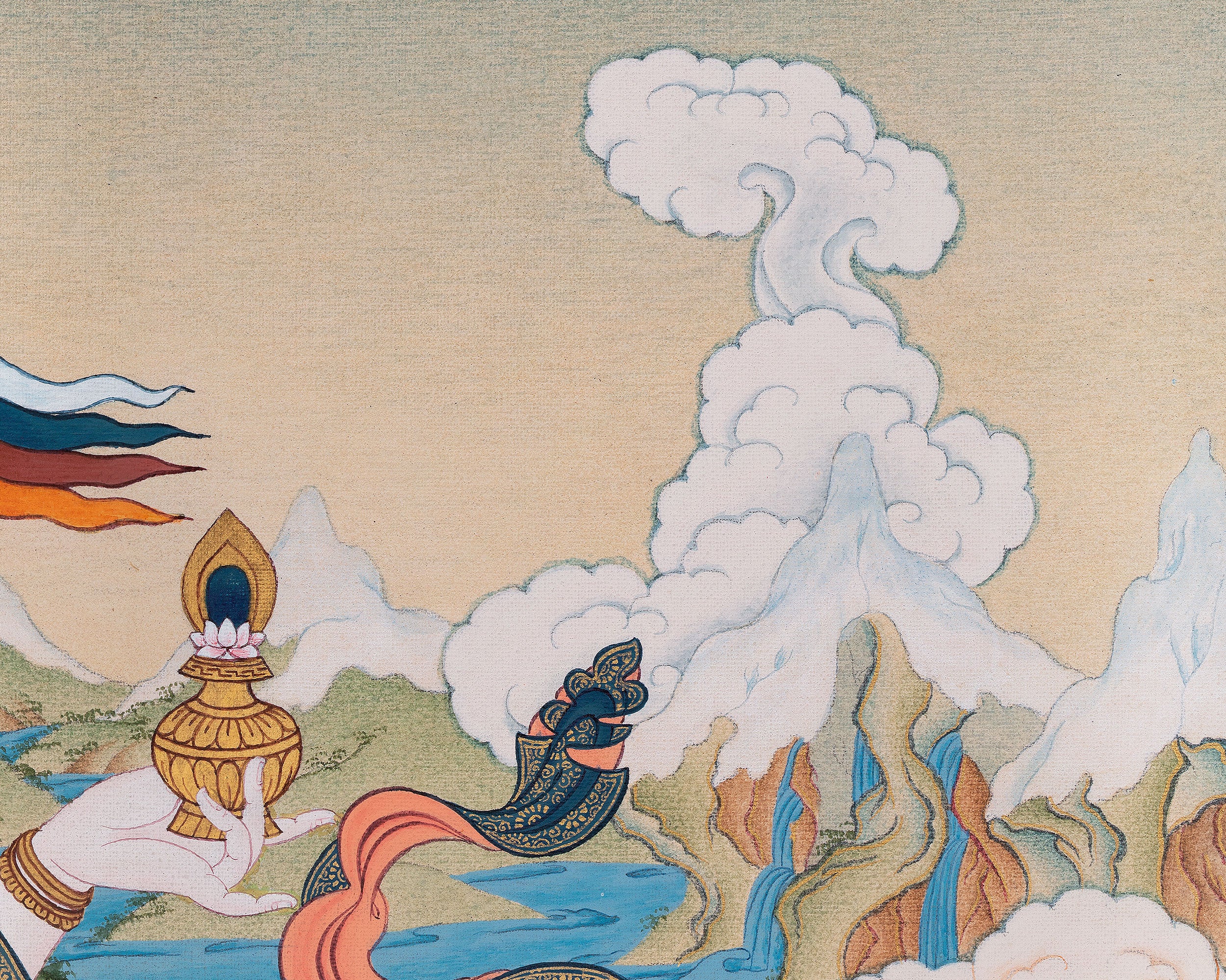 Mandarva Thangka Print | Wisdom Dakini | Digital Print