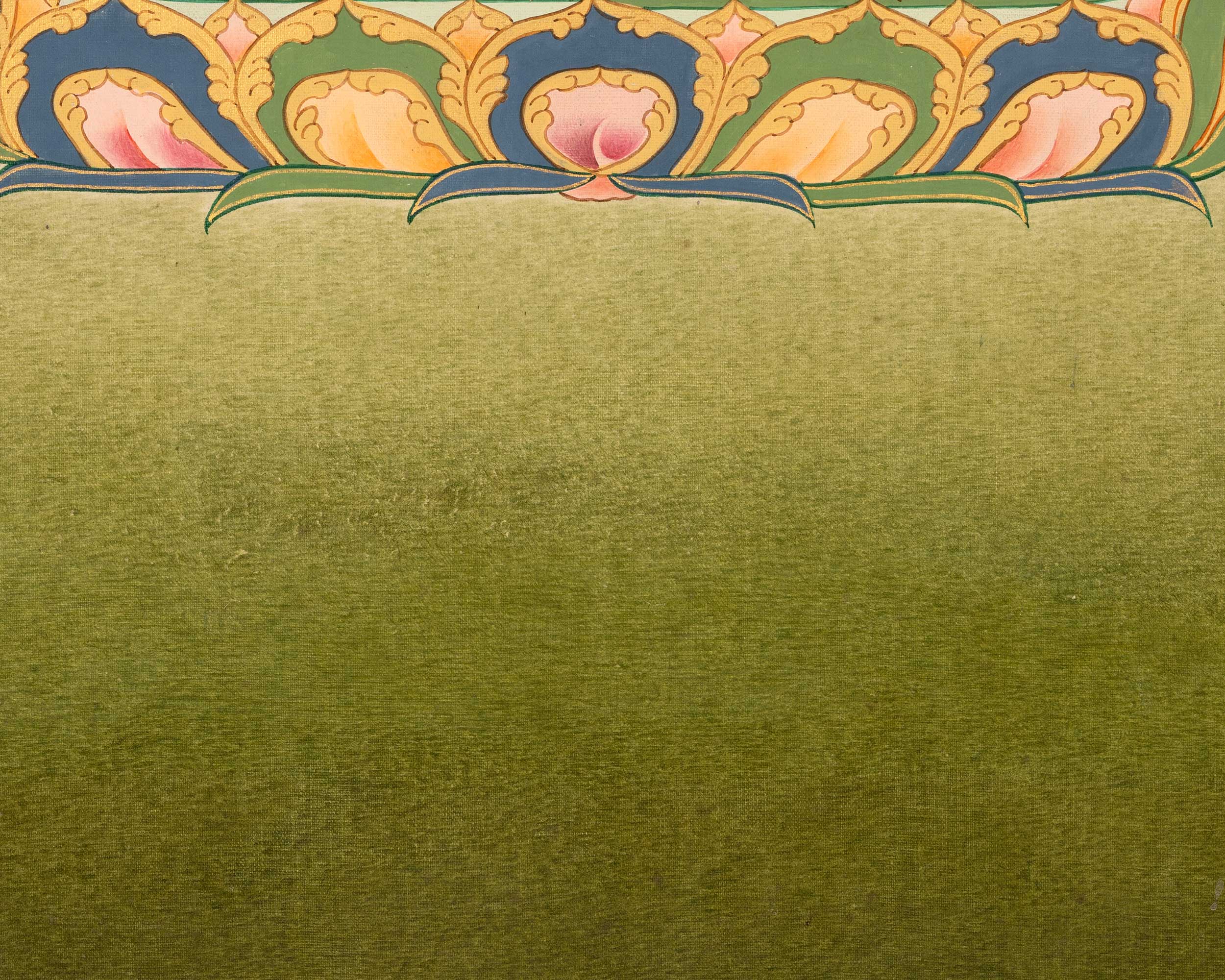 Small Size Shakyamuni Buddha Thangka | Original Tibetan Buddhist Religious Painting |