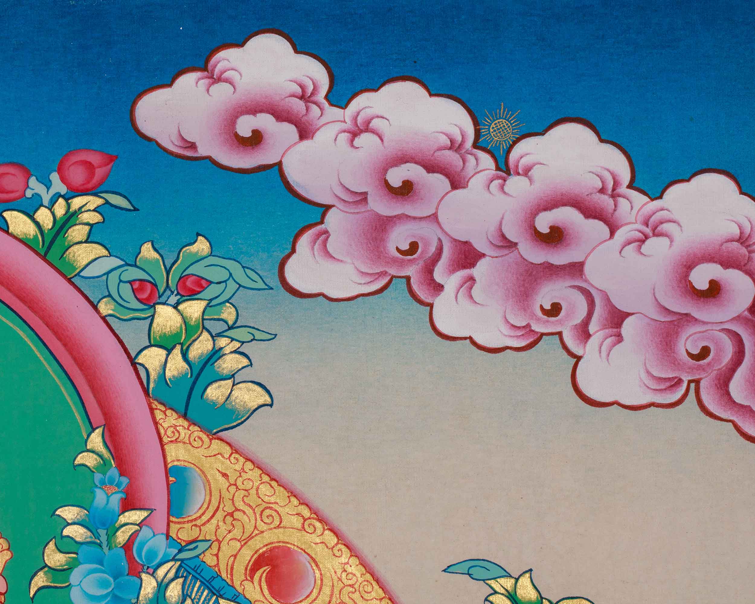 Traditional Thangka of White Tara | Healing and Longevity Deity