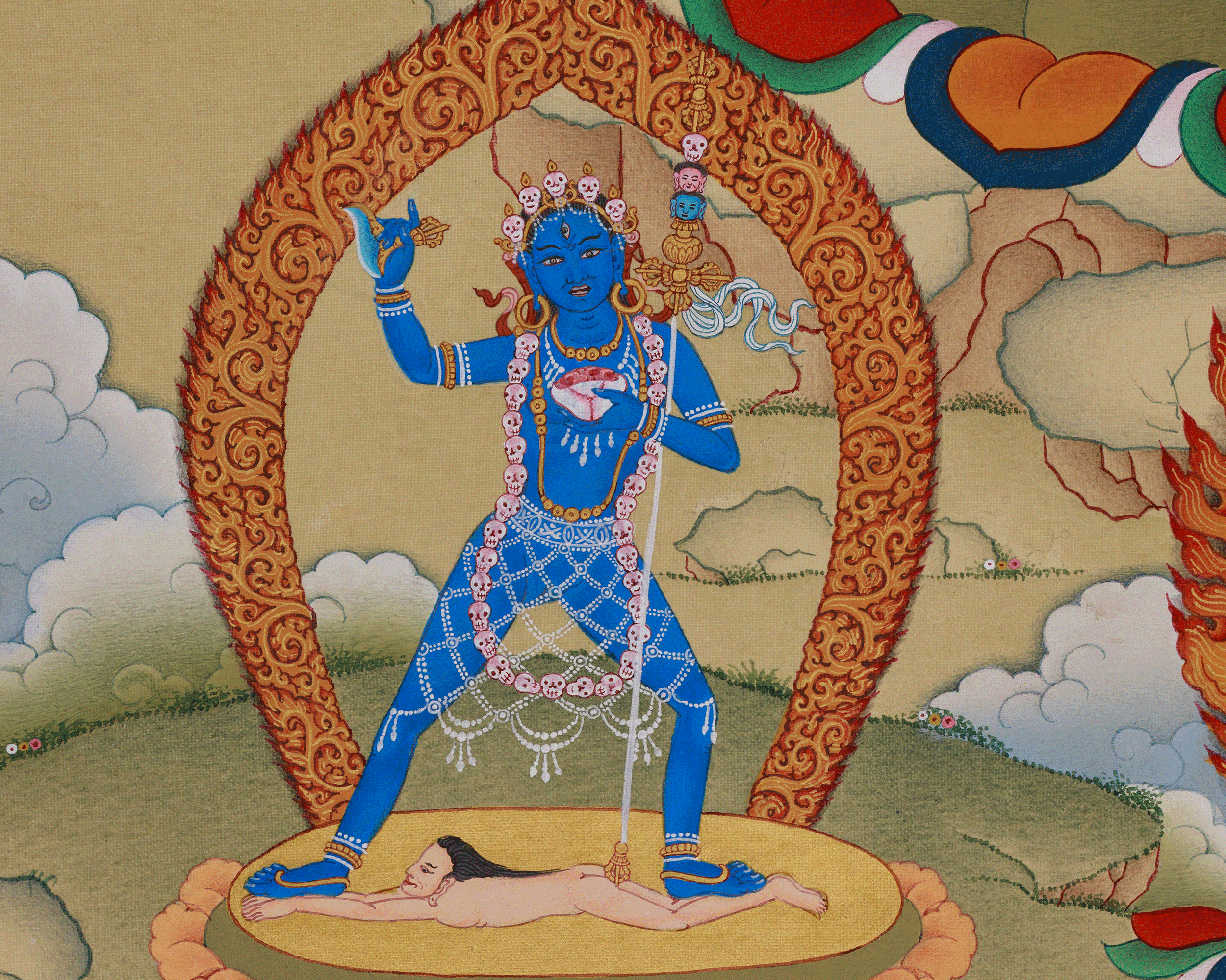 Spiritual Chakrasamvara Thangka | Khorlo Demchog | Symbol of Divine Union