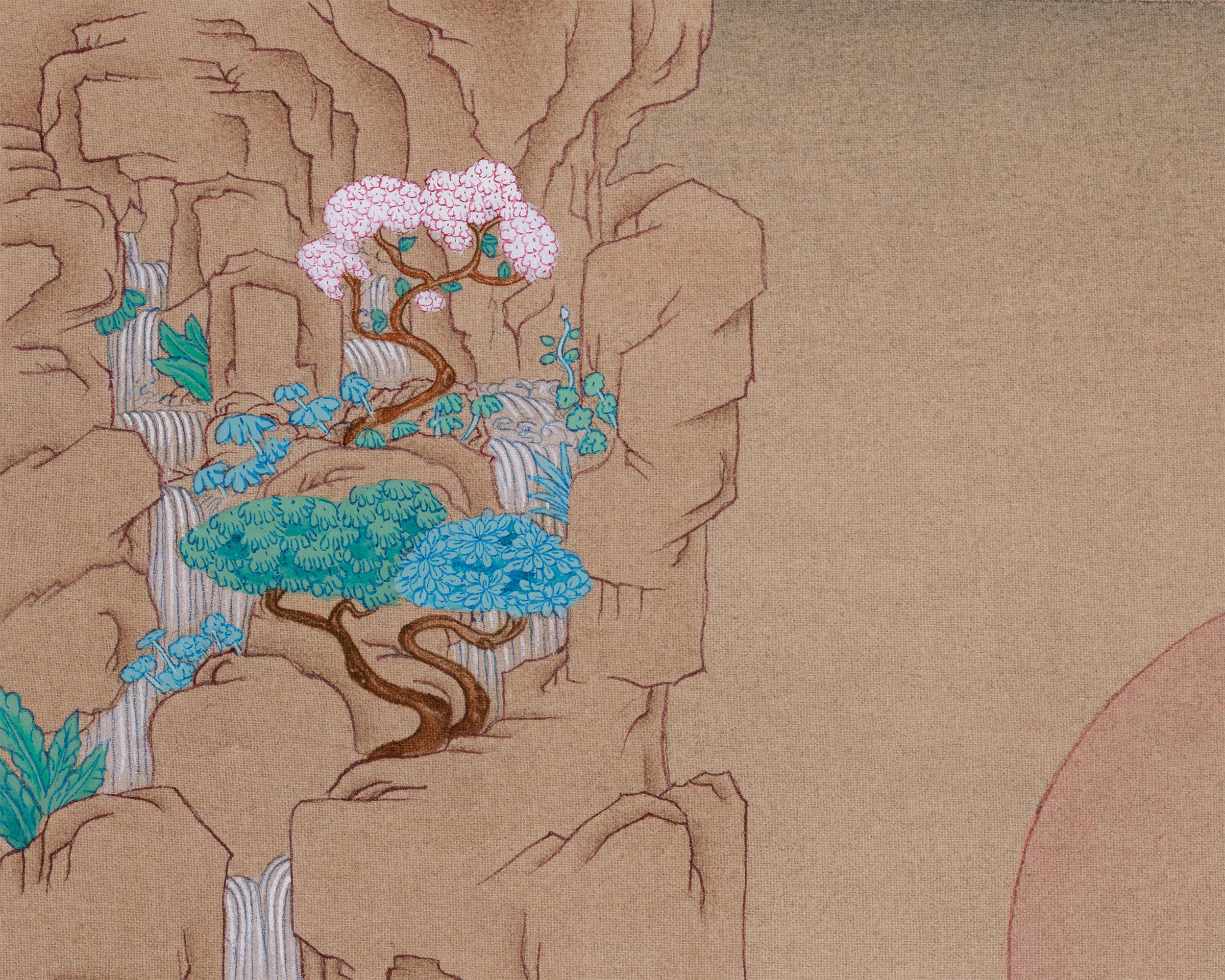 Beautiful Goddess Saraswati Thangka | Divine Embodiment of Learning & Music