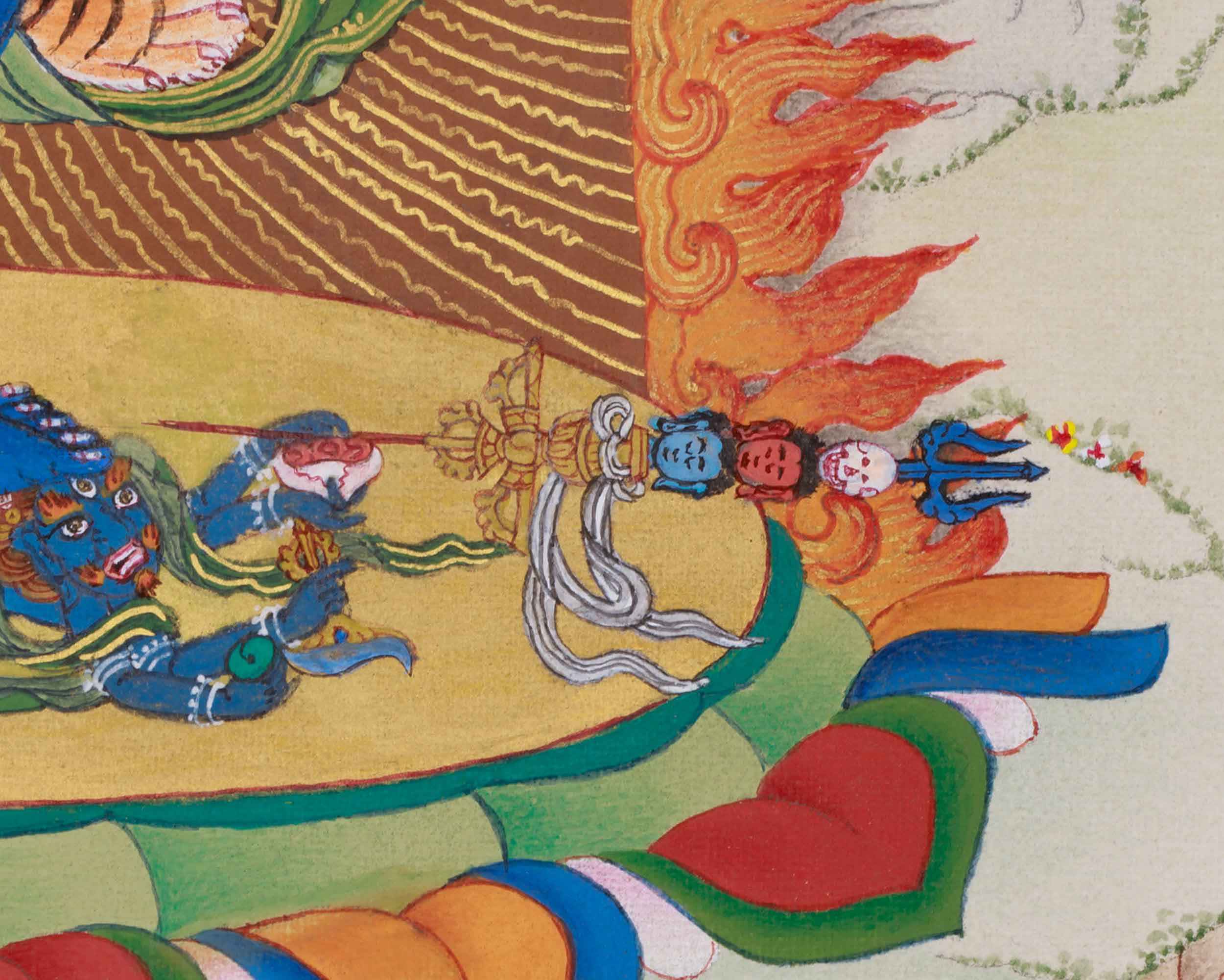 Yidam Chakrasamvara Thangka | Union of Wisdom and Bliss | Vajrayana Buddhism