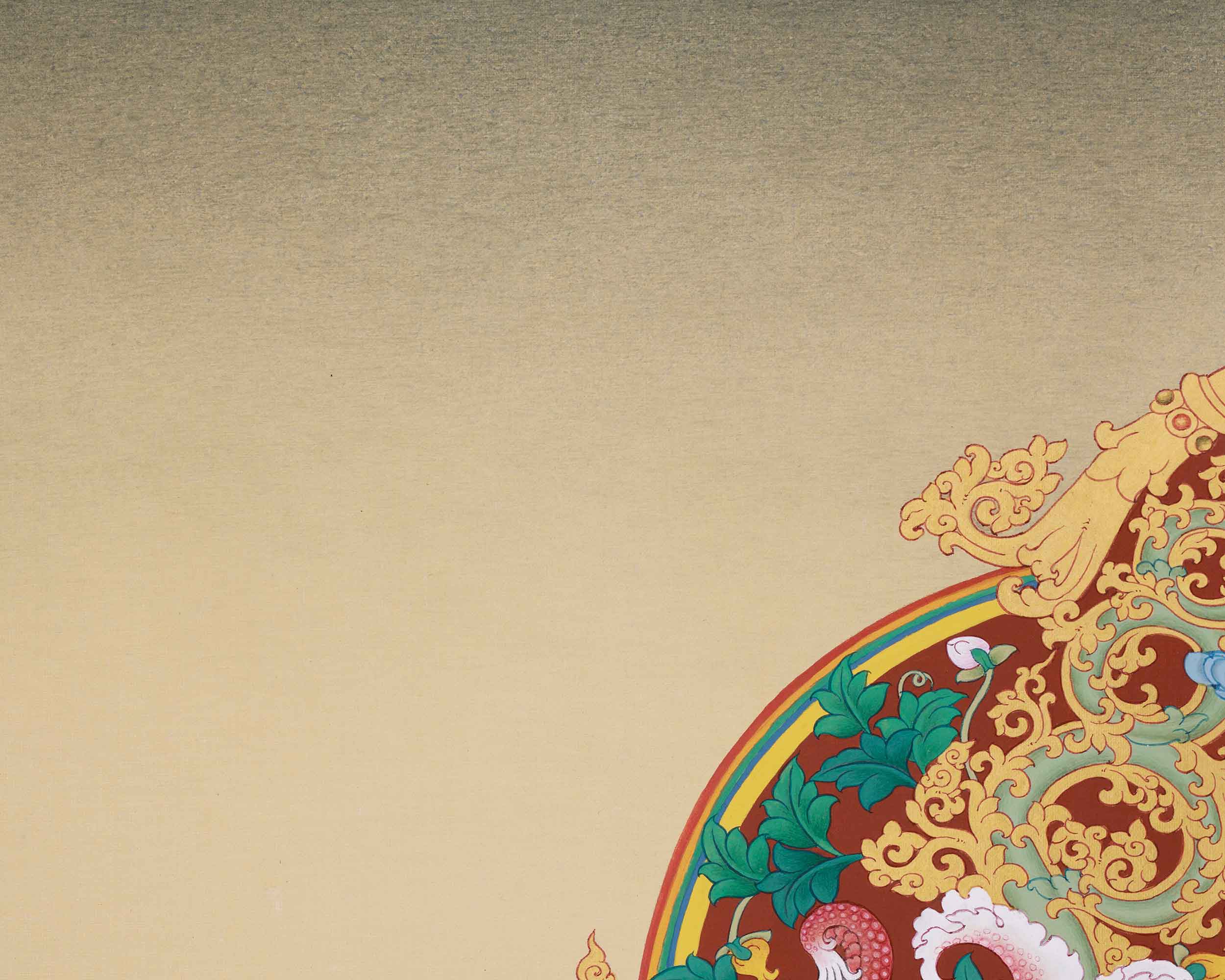 Buddha Shakyamuni with Brahma and Indra Thangka | The Enlightened One