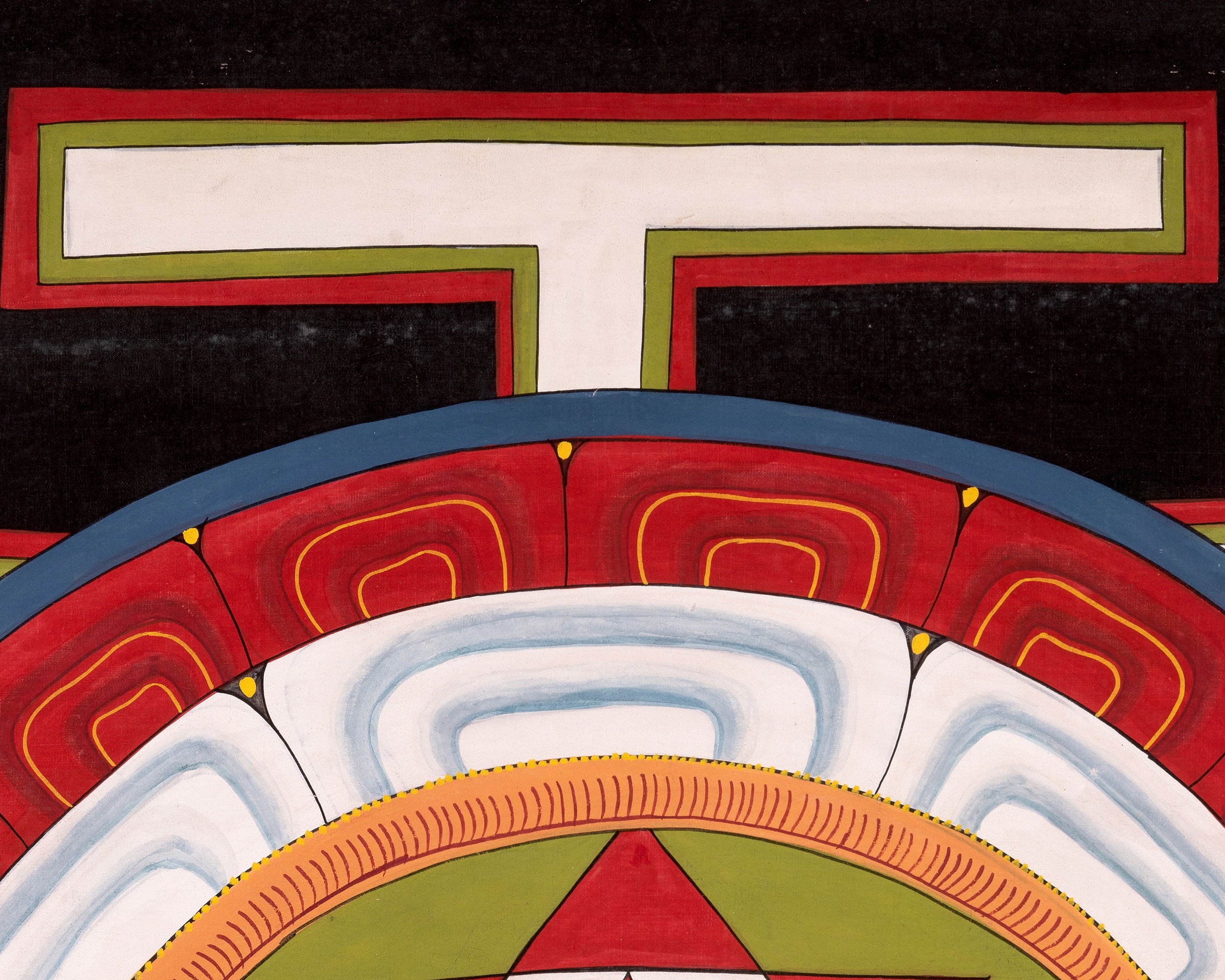 Shree Yantra Mandala Thangka | Meditation Artwork