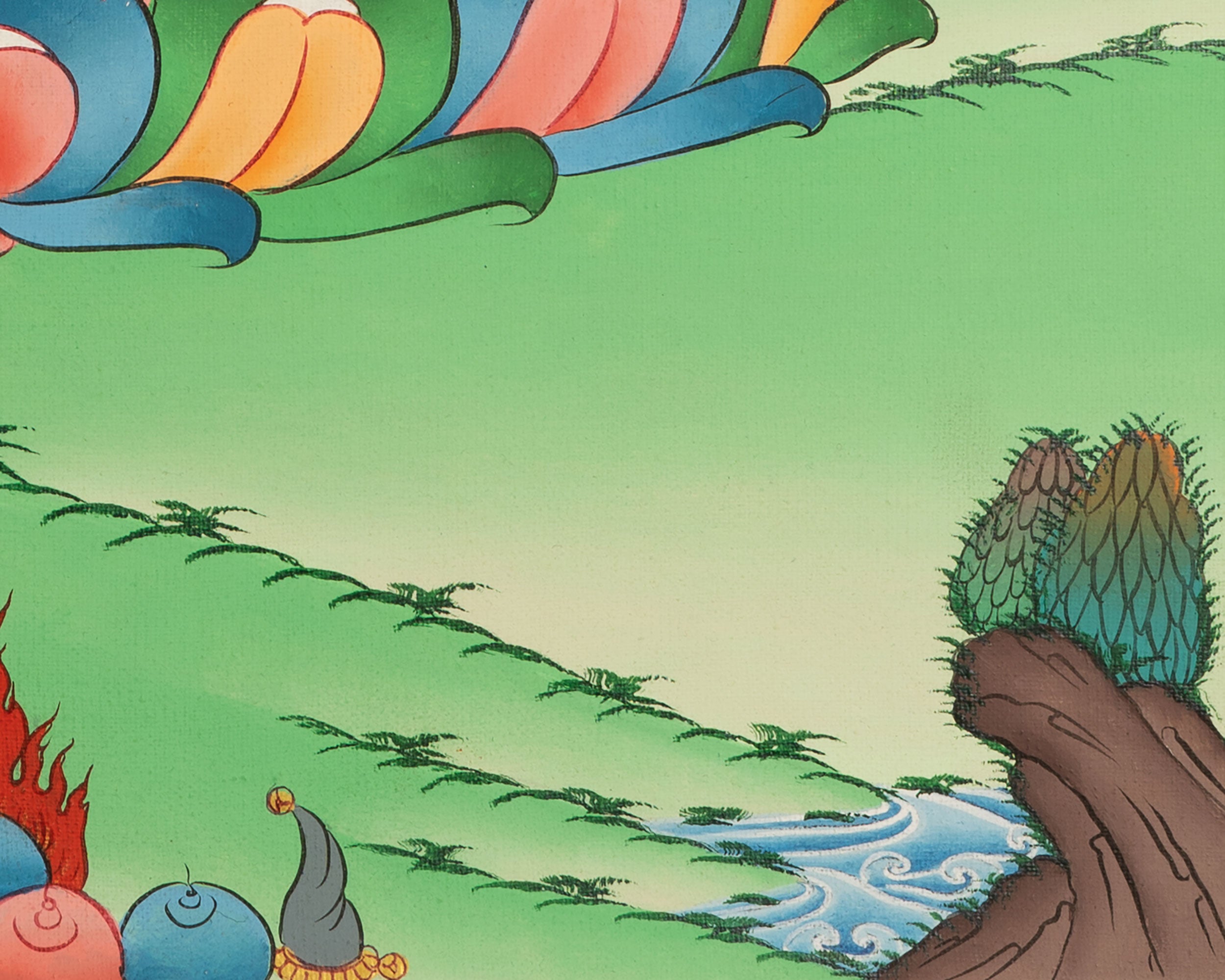 Buddhist Manjushree Thangka | Guardian of Knowledge