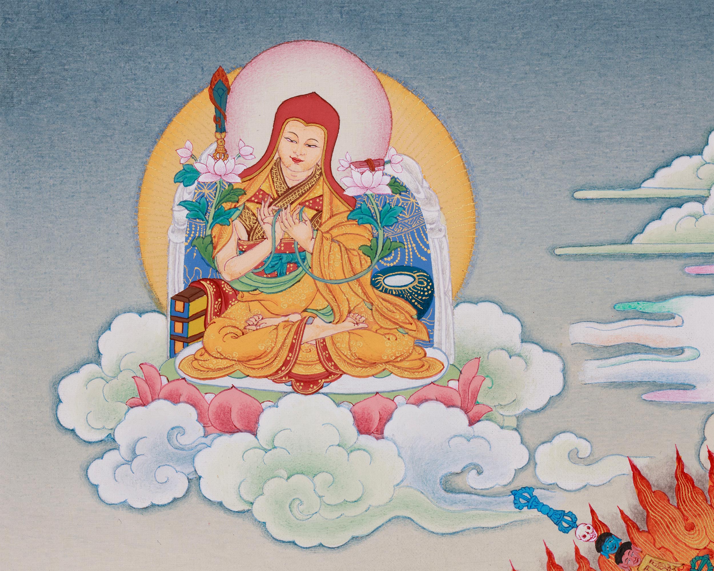 Red Dakini Vajrayogini Thangka | The Fierce & Compassionate Tantric Deity