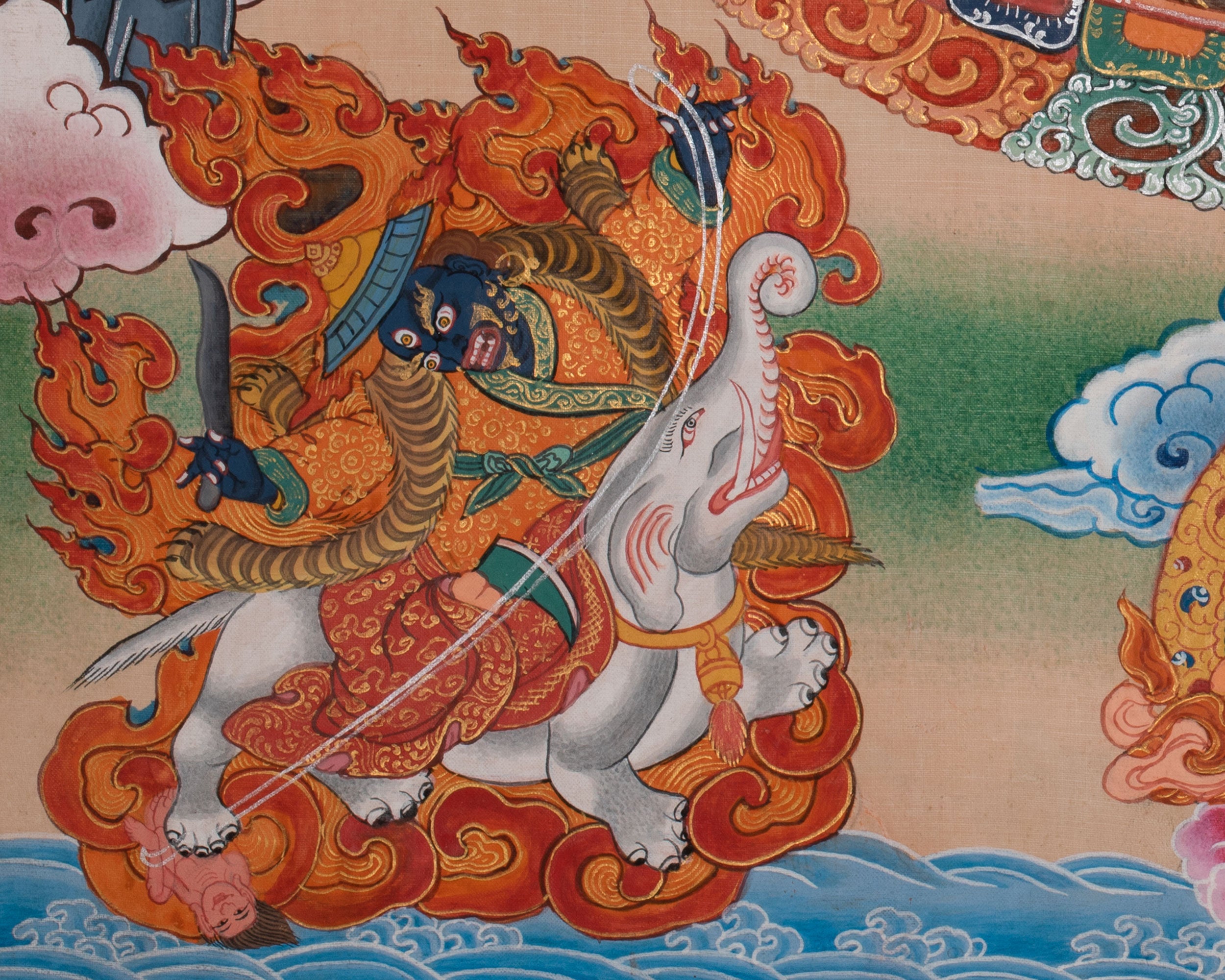 Colorful Mandala Thangka | Unique Tibetan Thanka