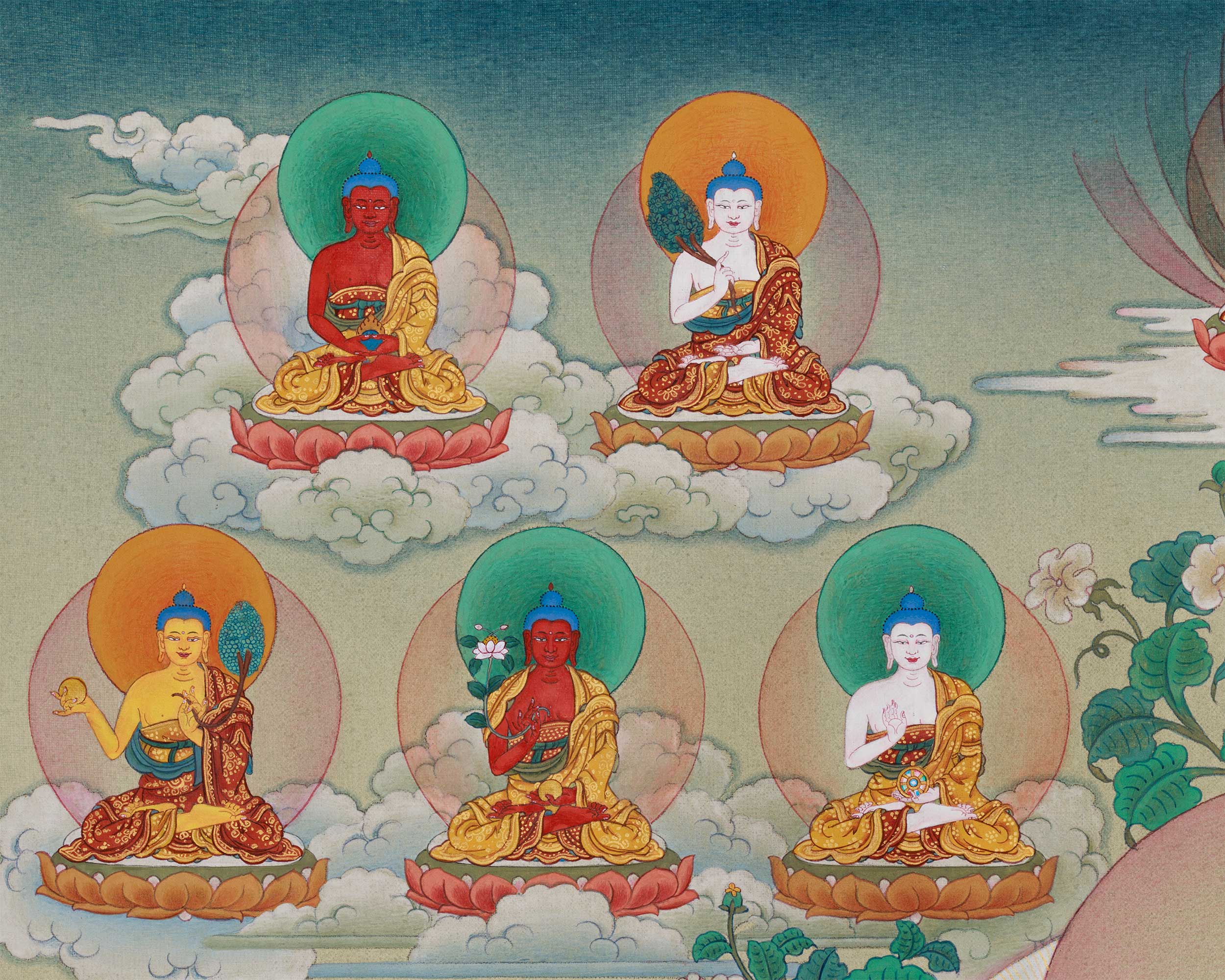 The Thirty-Five Confession Buddhas | Tapestry of Purification and Enlightenment