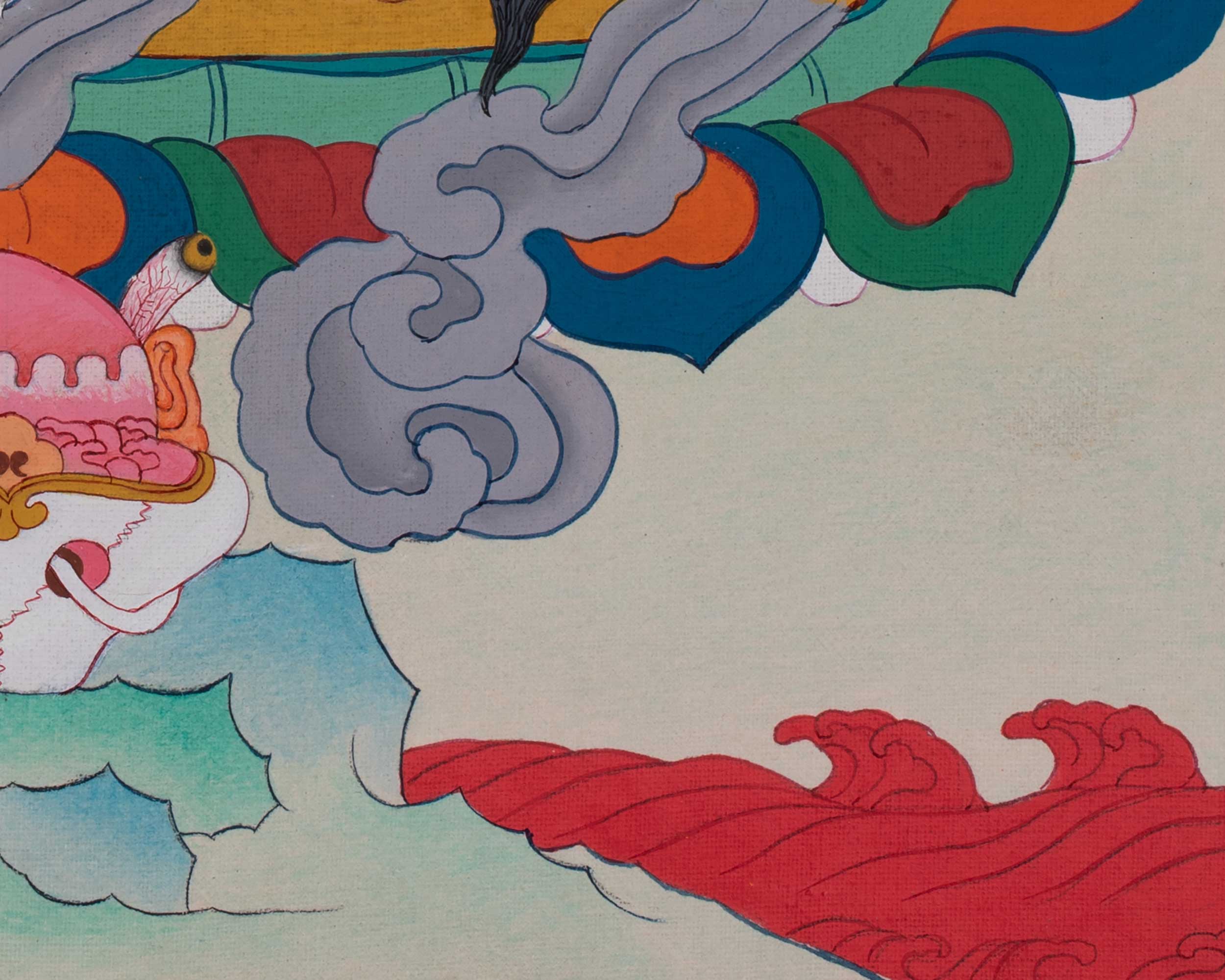 Dorje Drollo Sacred Art | Wrathful Emanation of Guru Rinpoche | Home Decor