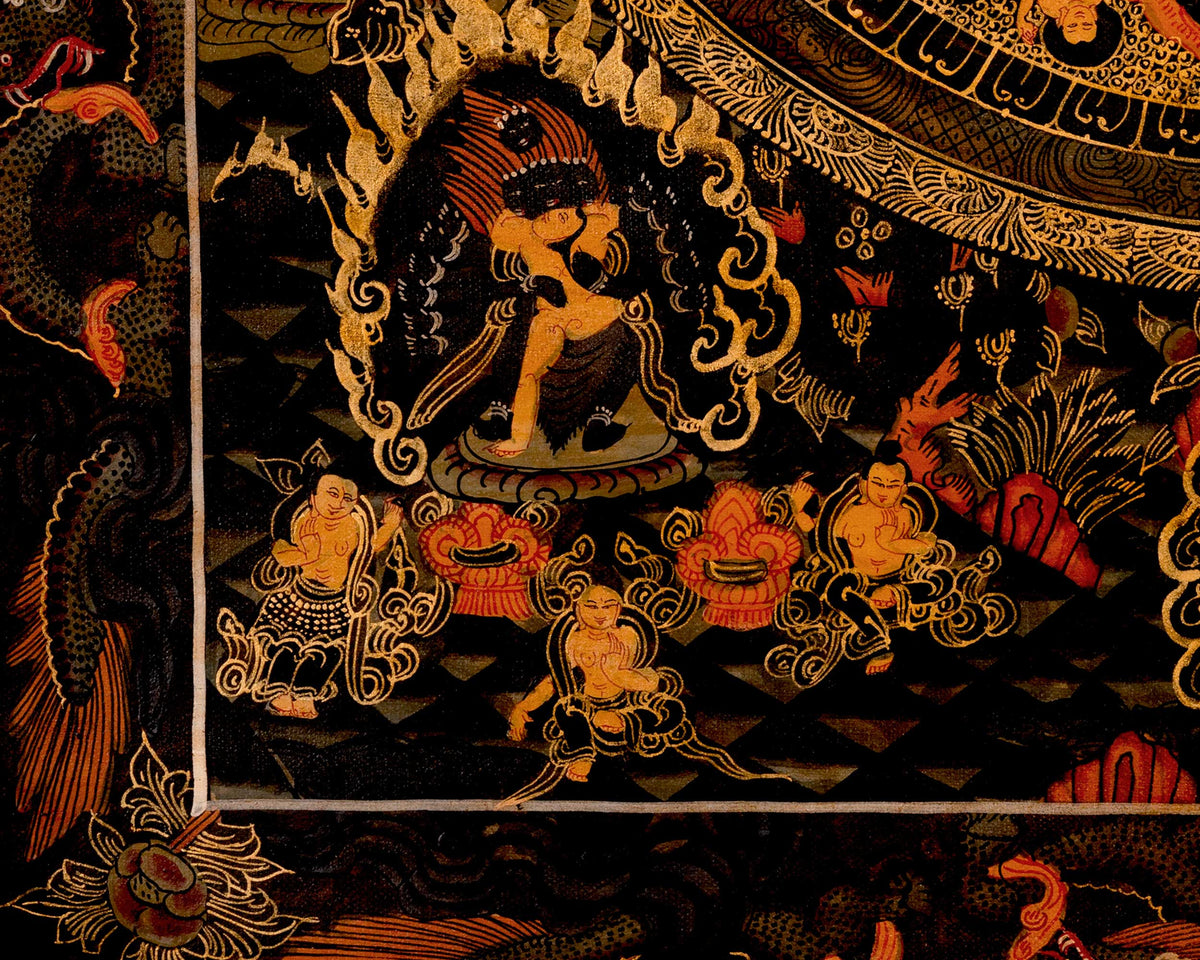 Buddha Mandala Art | Traditional Tibetan Thangka | Wall Decors