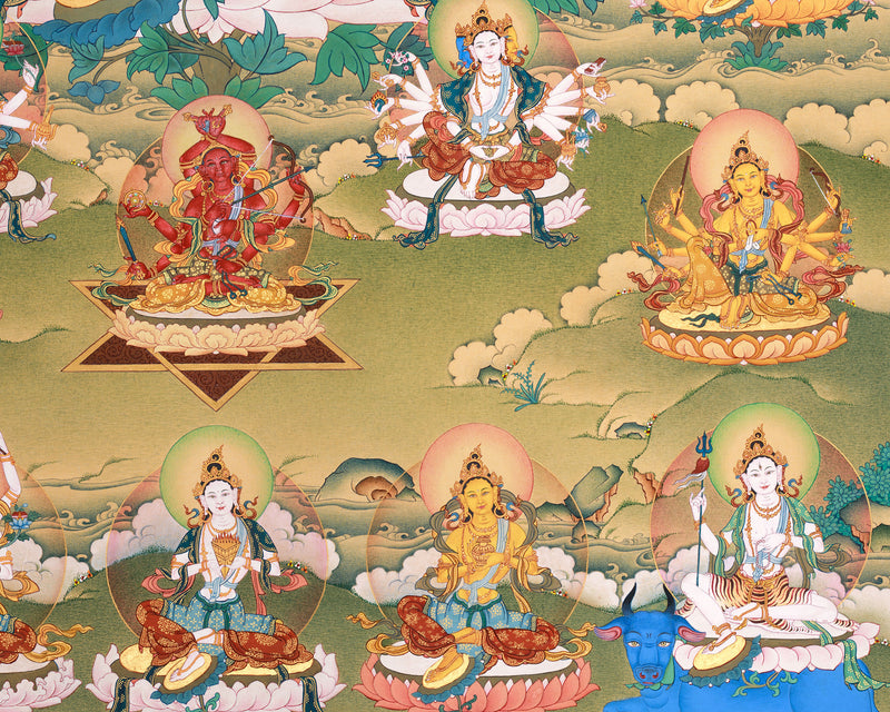 Suryagupta’s 21 Taras Thangka | Manifestations of Compassion and Protection