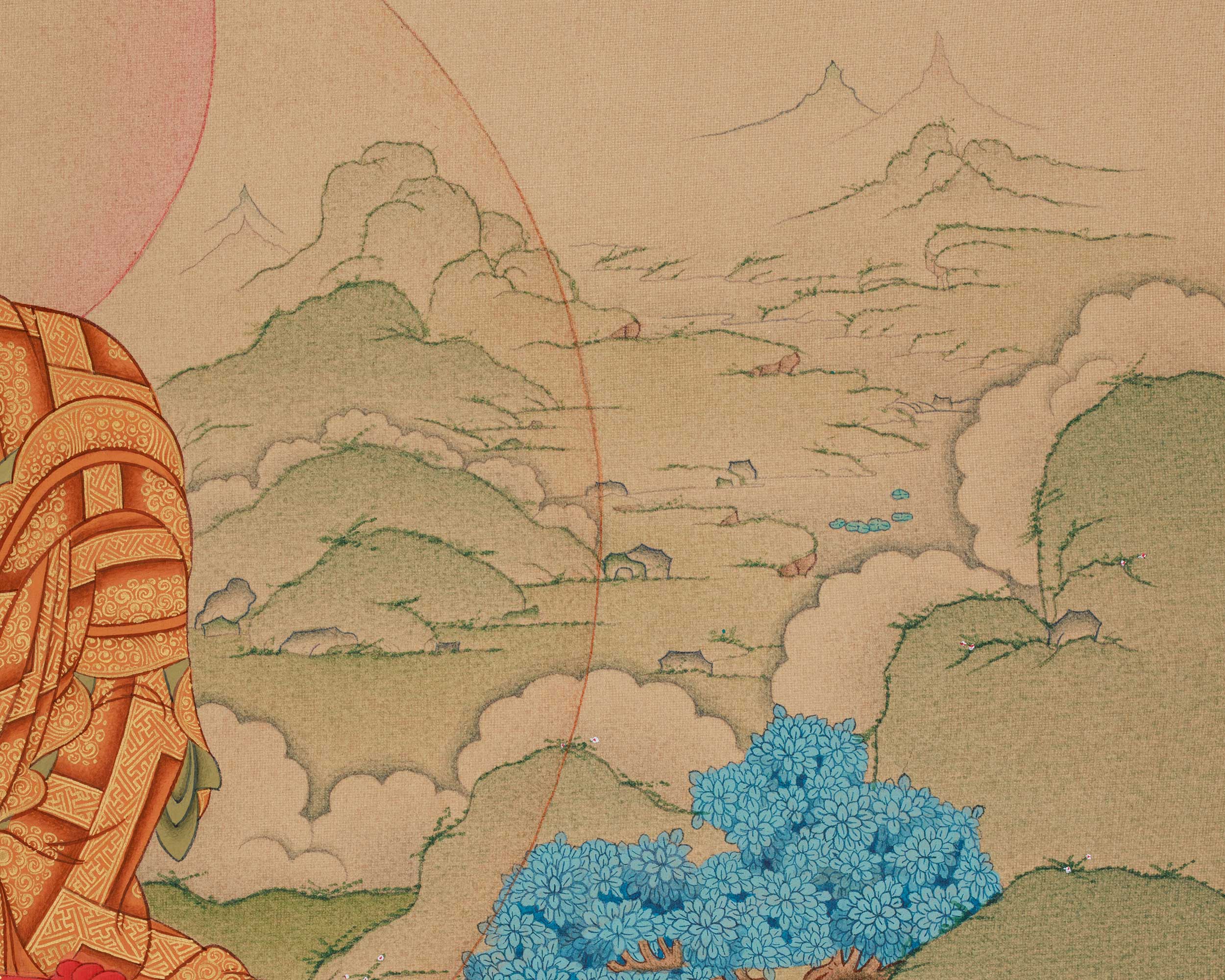 Amitabha Buddha With Bodhisattva | Infinite Light