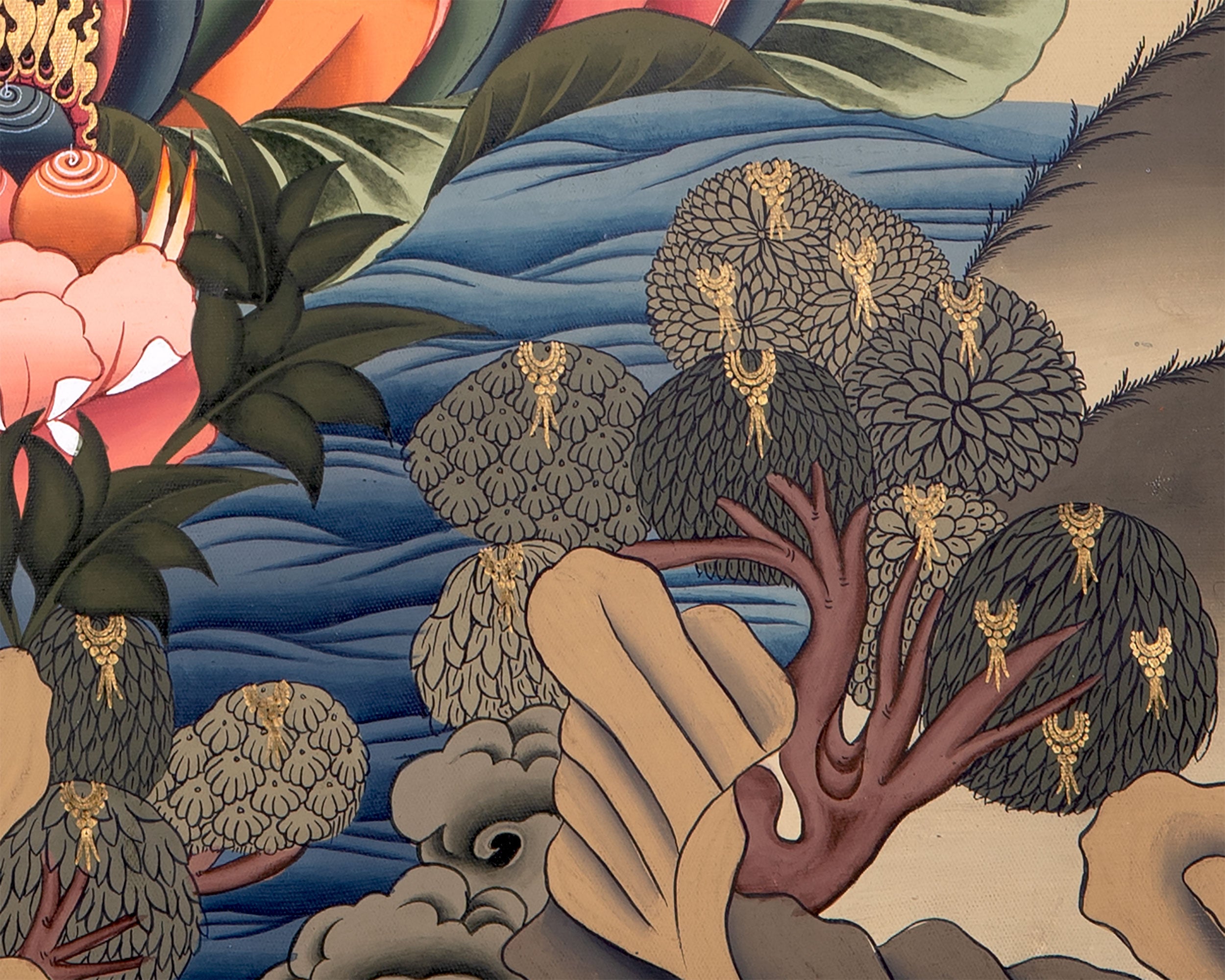 Tara Brocade Mounted Thangka  | Spiritual Gift for Buddhists