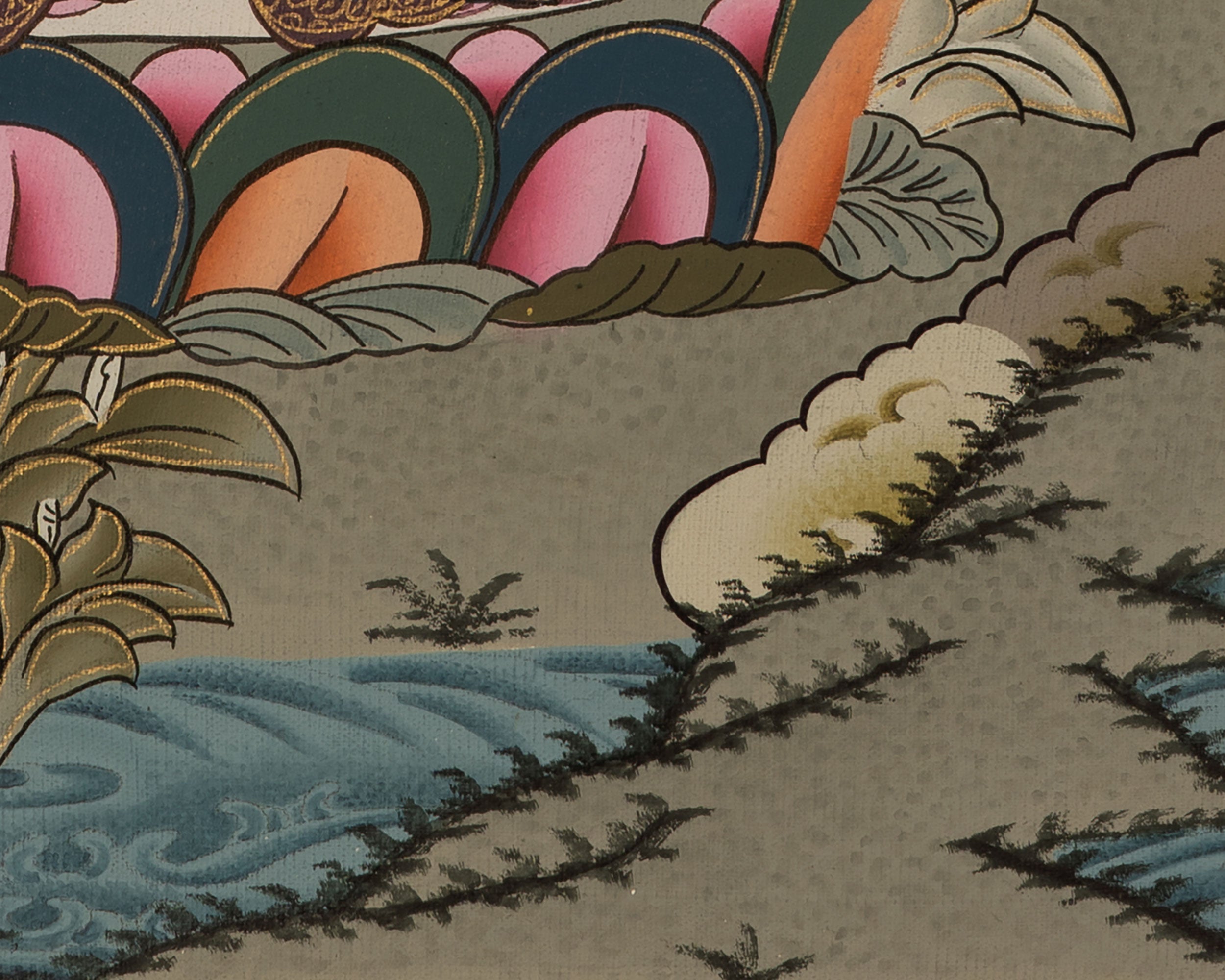 Painting Of Vajrasattva | Tibetan Buddhist Thangka