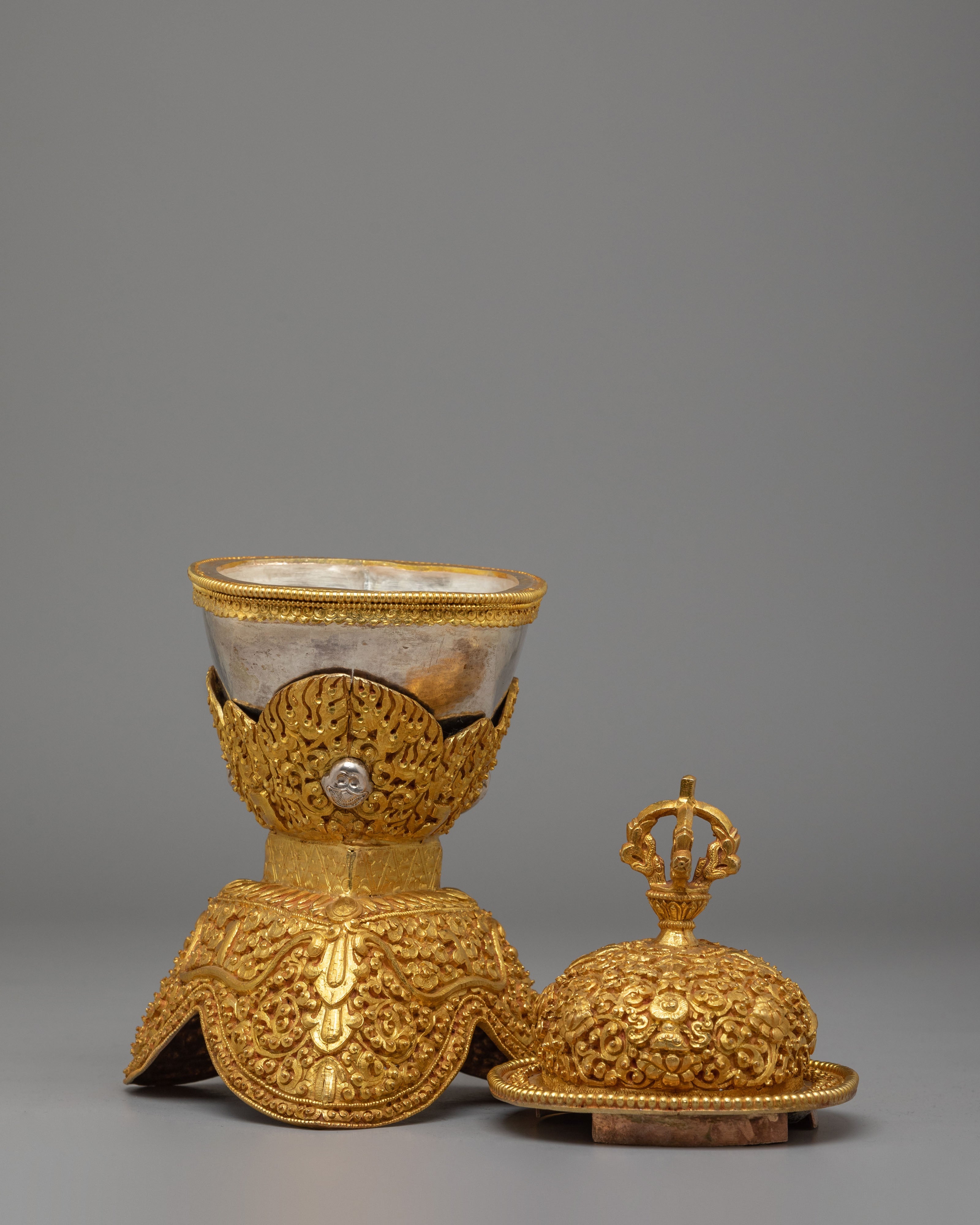Spiritual Altar Kapala | Ritual Offering Vessel