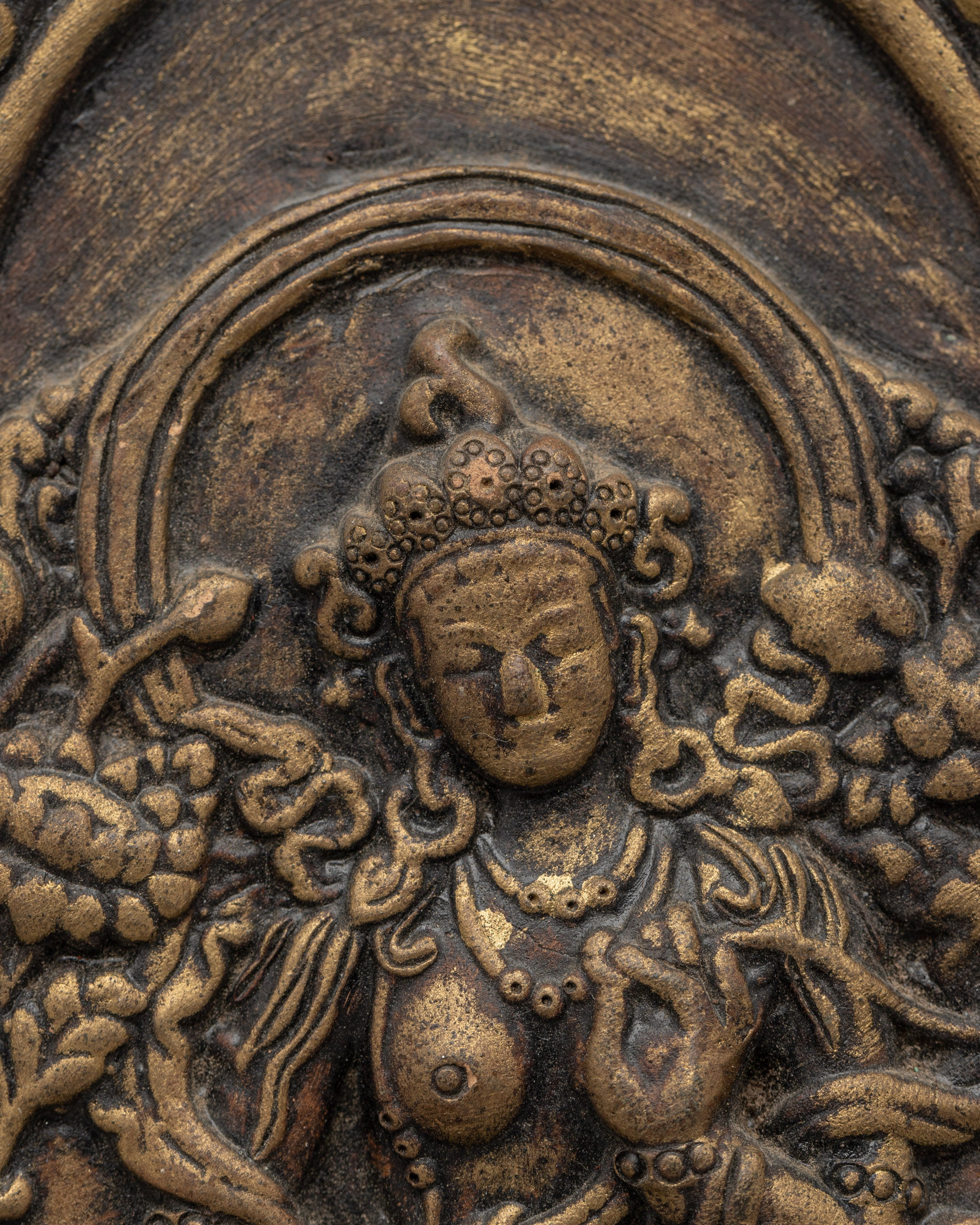 Green Tara Wall Hanging Statue | Sacred Symbol of Compassion & Protection