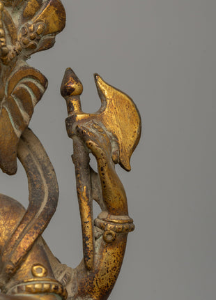 Gold Plated Standing Ganesh Statue | The Sacred Remover of Obstacles