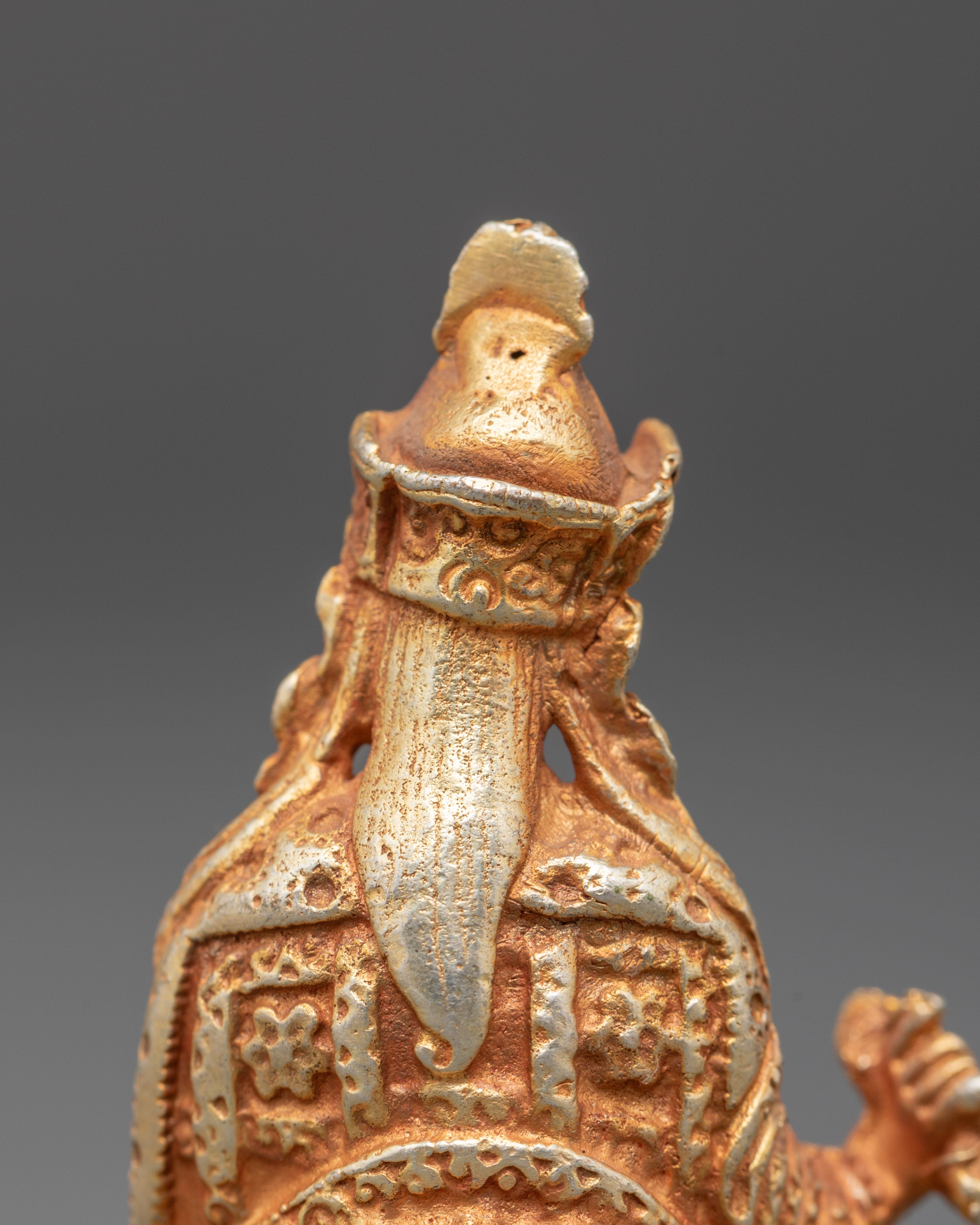 Guru Rinpoche Gold Plated Statue | Buddhist deity statue