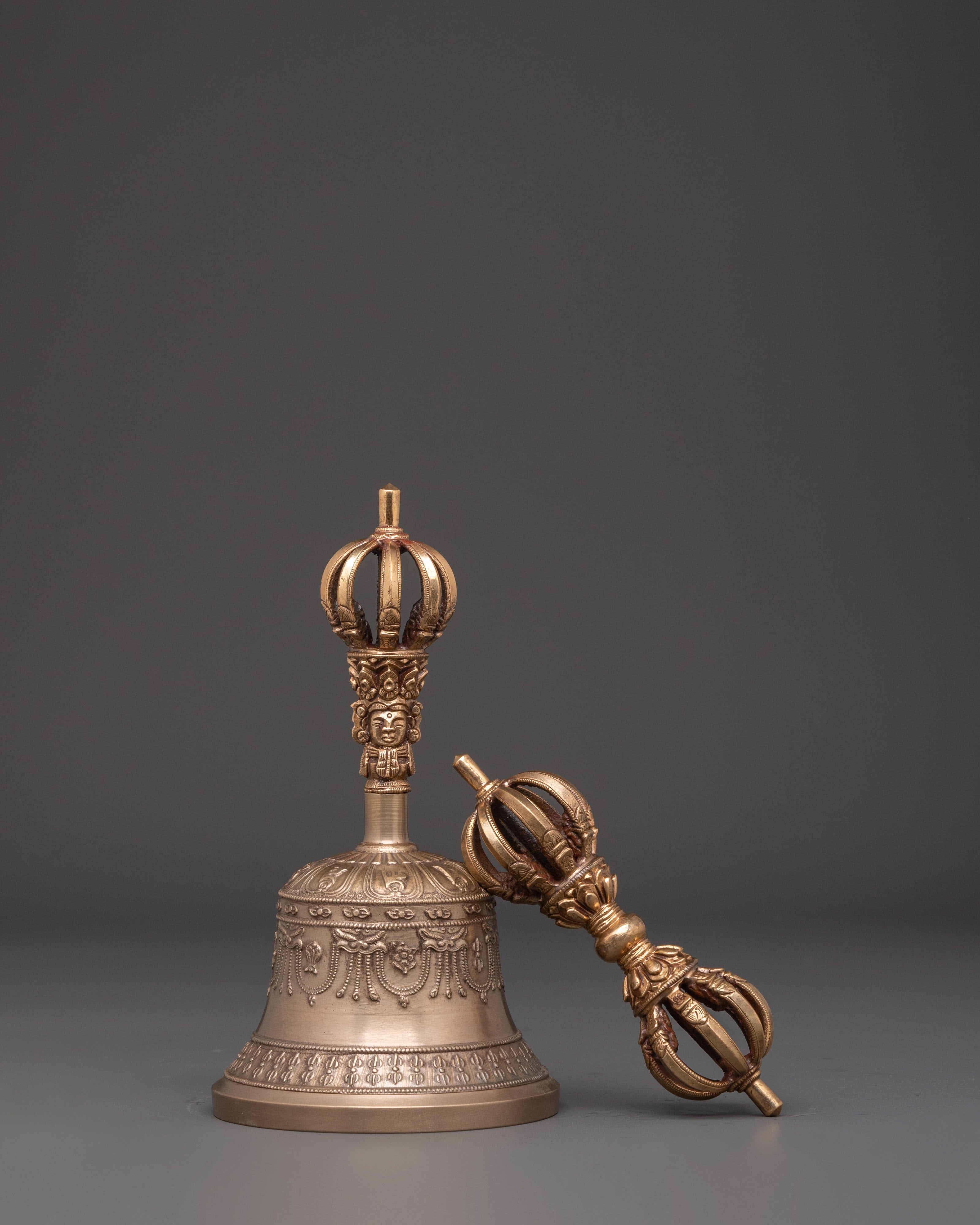 Dorje and Drilbu Set | Vajra Bell for Meditation and Rituals