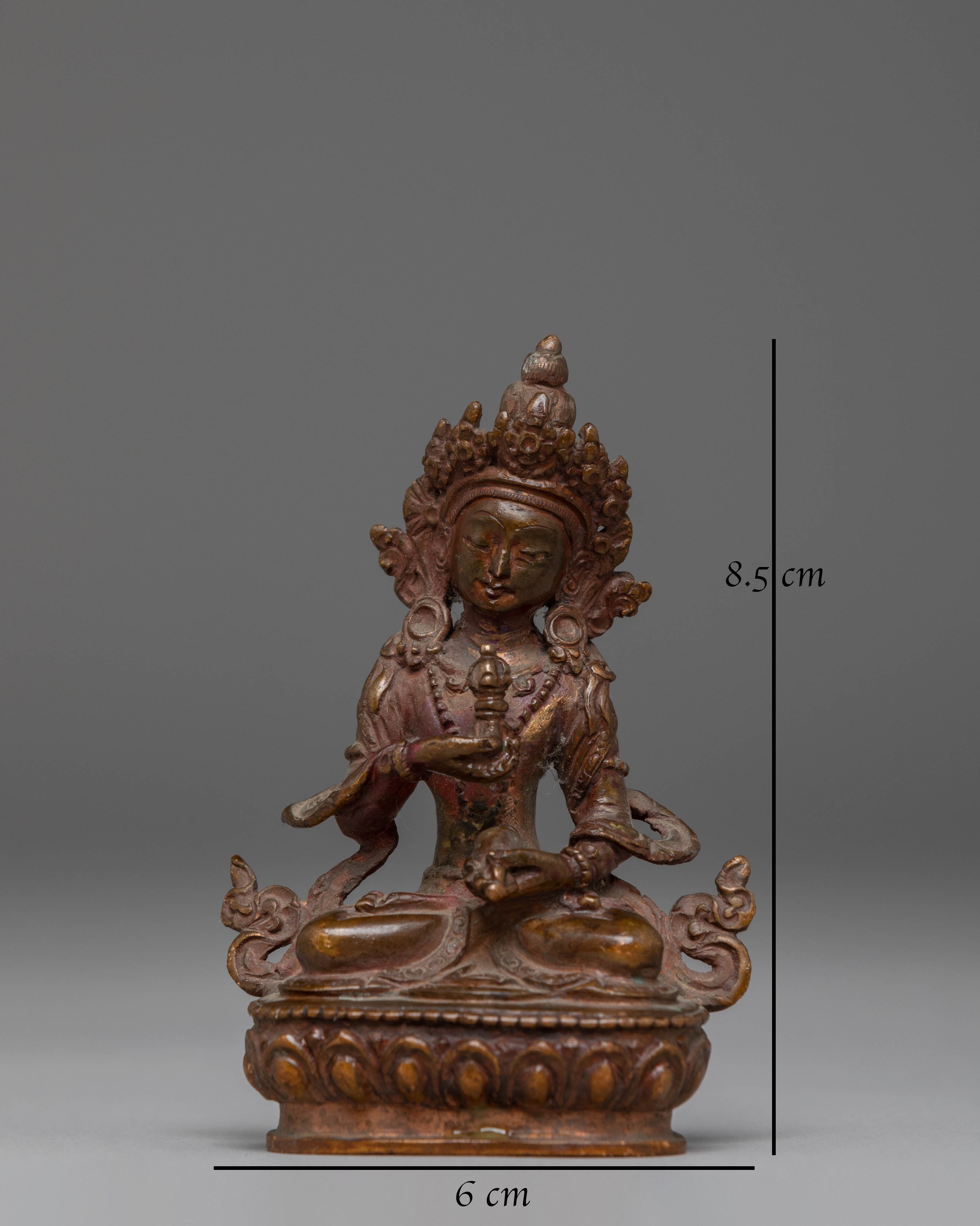 Oxidized Guru Vajrasattva Sacred Statue | Guardian of Enlightenment