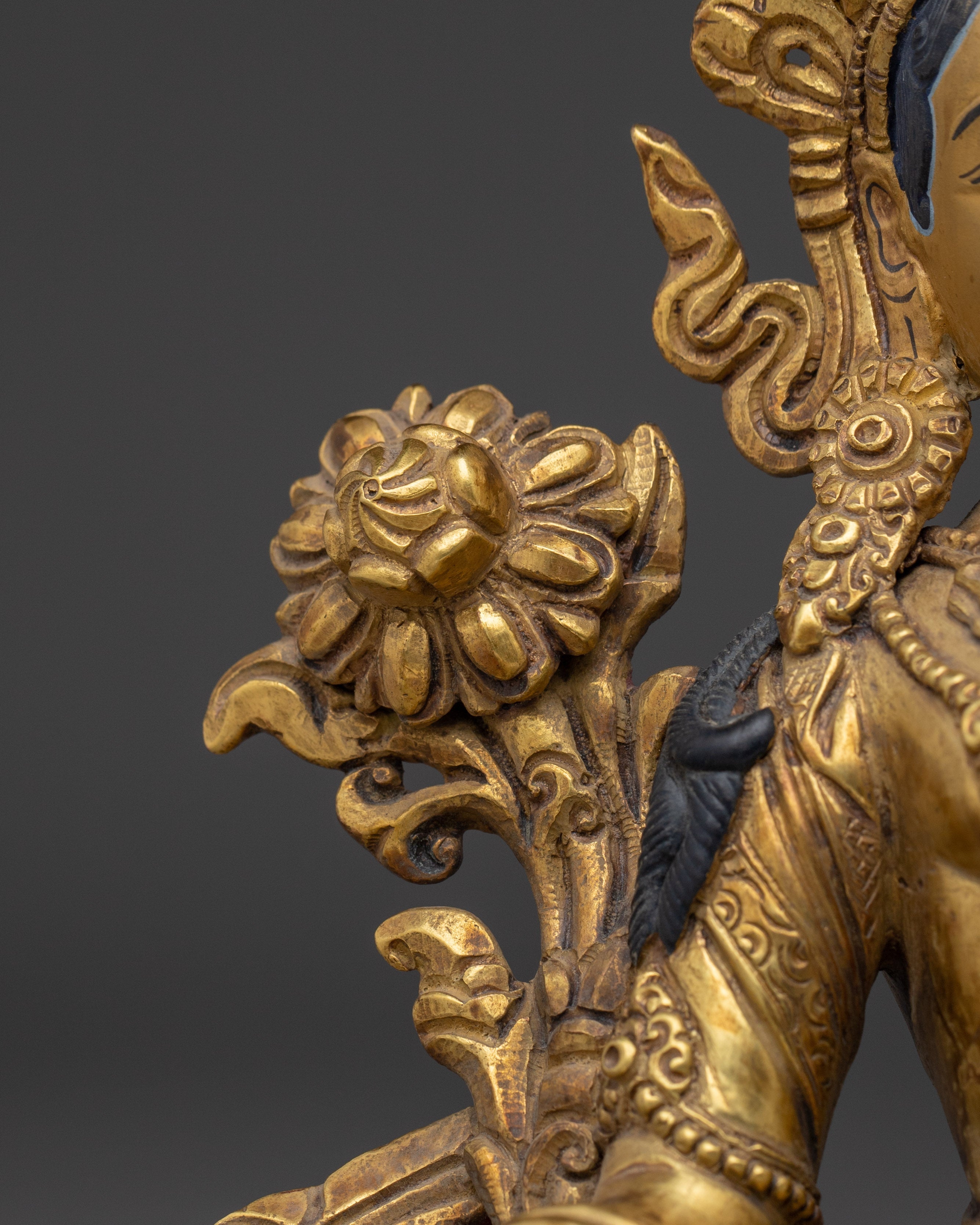 Handcrafted Swift Protector Green Tara Deity | Tibetan Goddess of Compassion