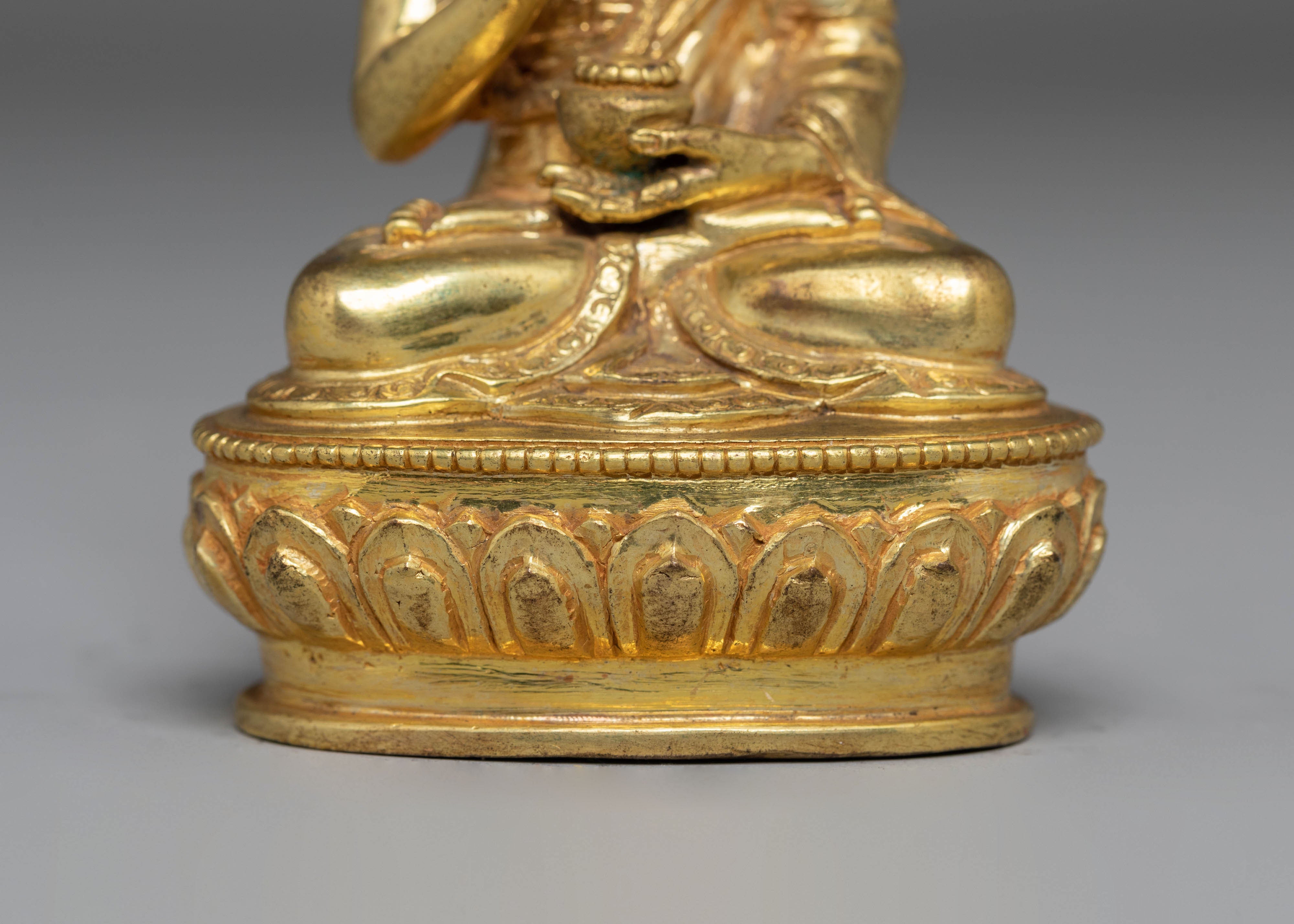 Copper Statue of Amogasiddhi Buddha | The Lord of Karma