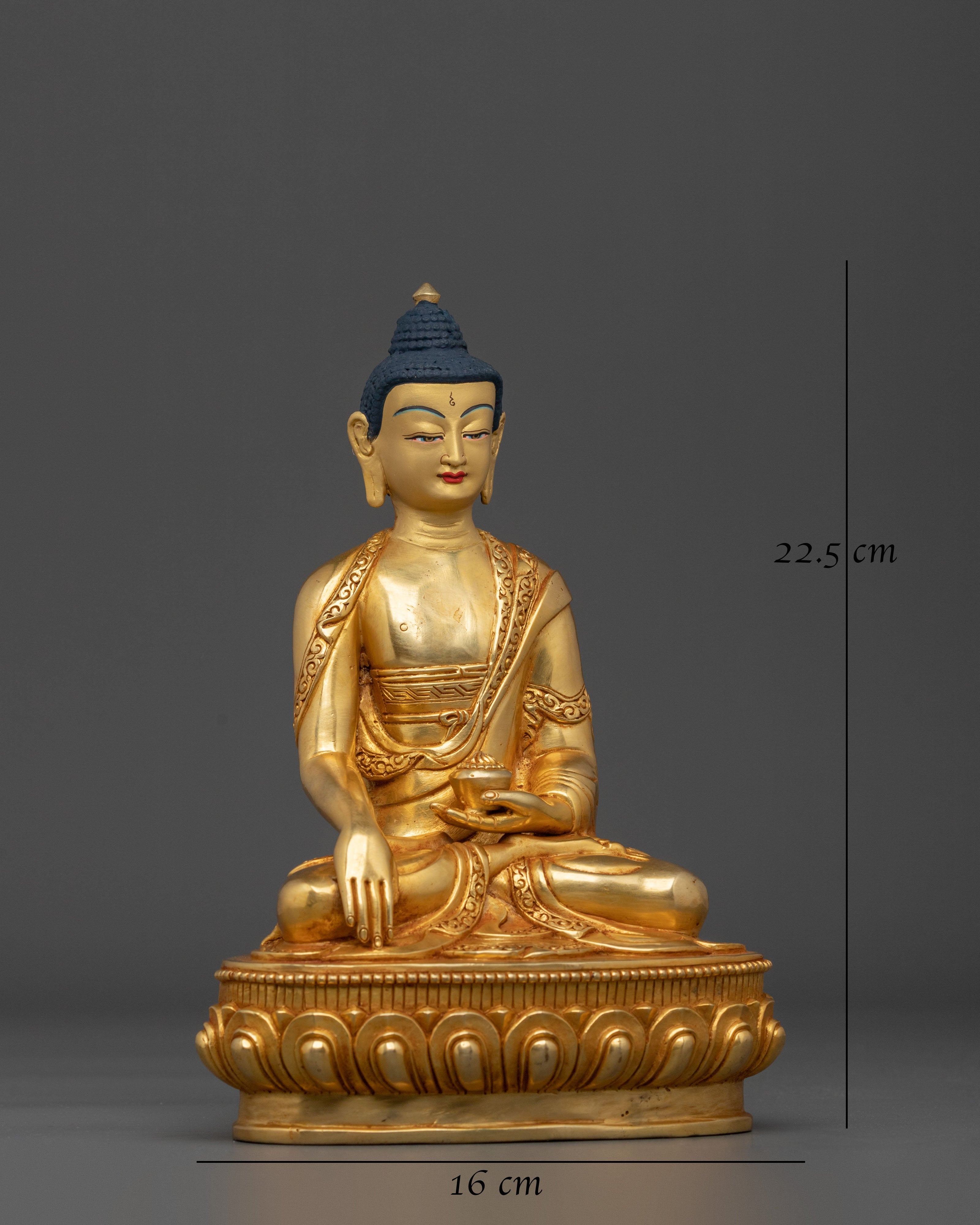 Traditional Sacred Shakyamuni Buddha Figure | Spiritual Home and Temple Decor