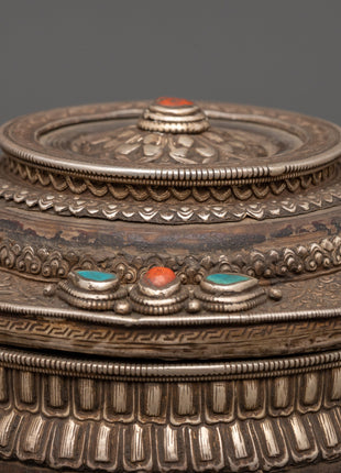 Pure Silver Rice Pot | Traditional Crafts