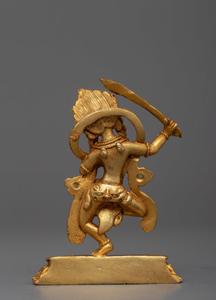 Dancing Dakini Khadga Yogini Statue | Embrace Divine Energy and Freedom