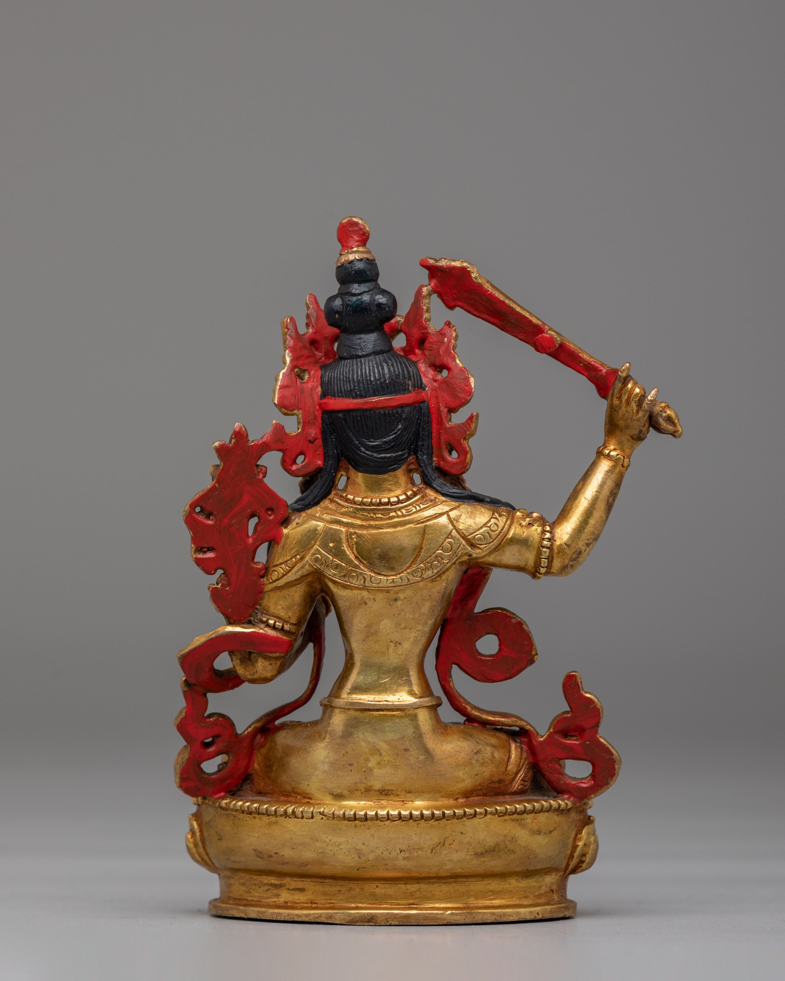 Traditional Manjushri Bodhisattva Statue | Symbol of Knowledge & Enlightenment