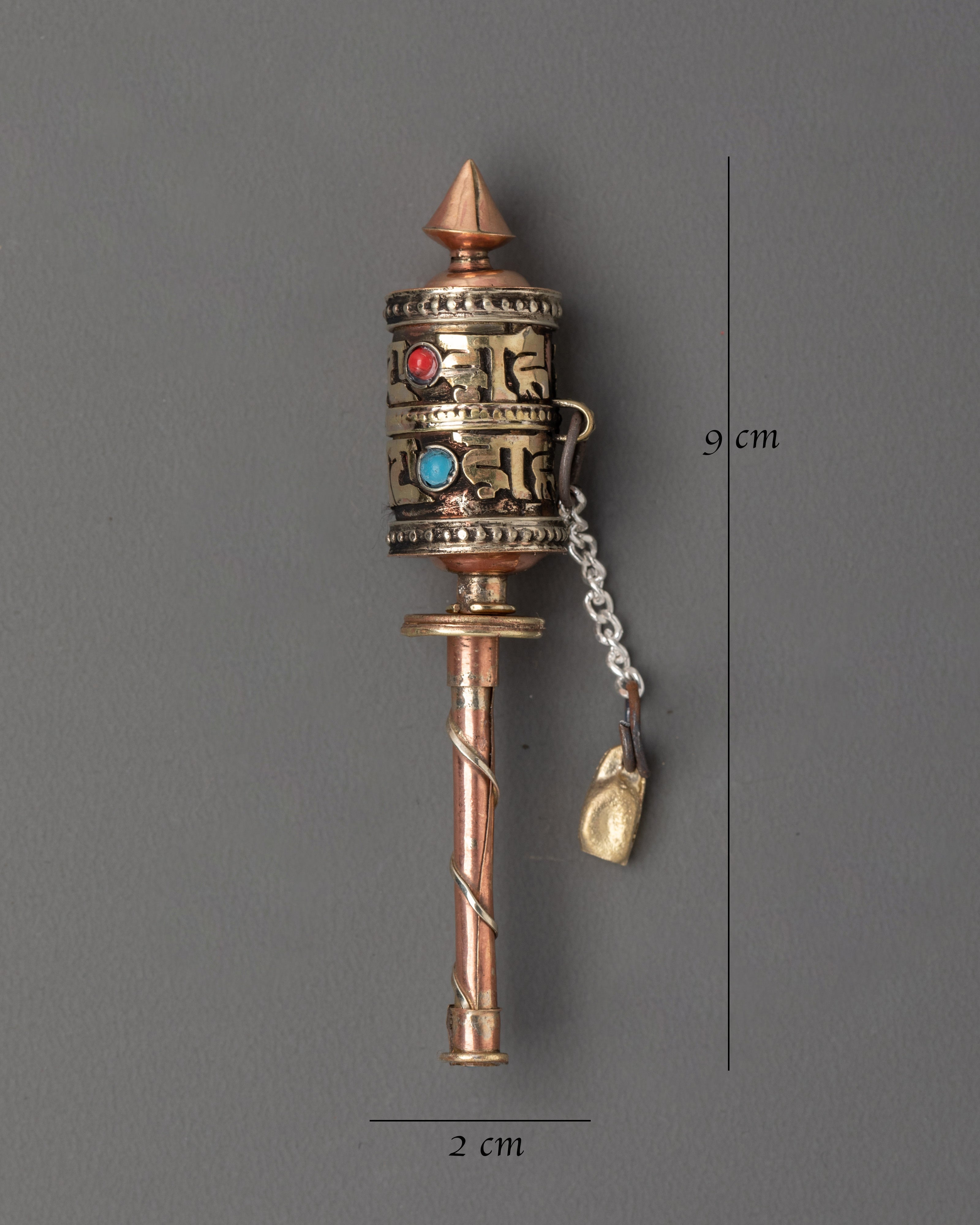 Tibetan Prayer Wheel Mantra Spinner Tool |  Ritual Practice, Focus & Inner Peace Tool