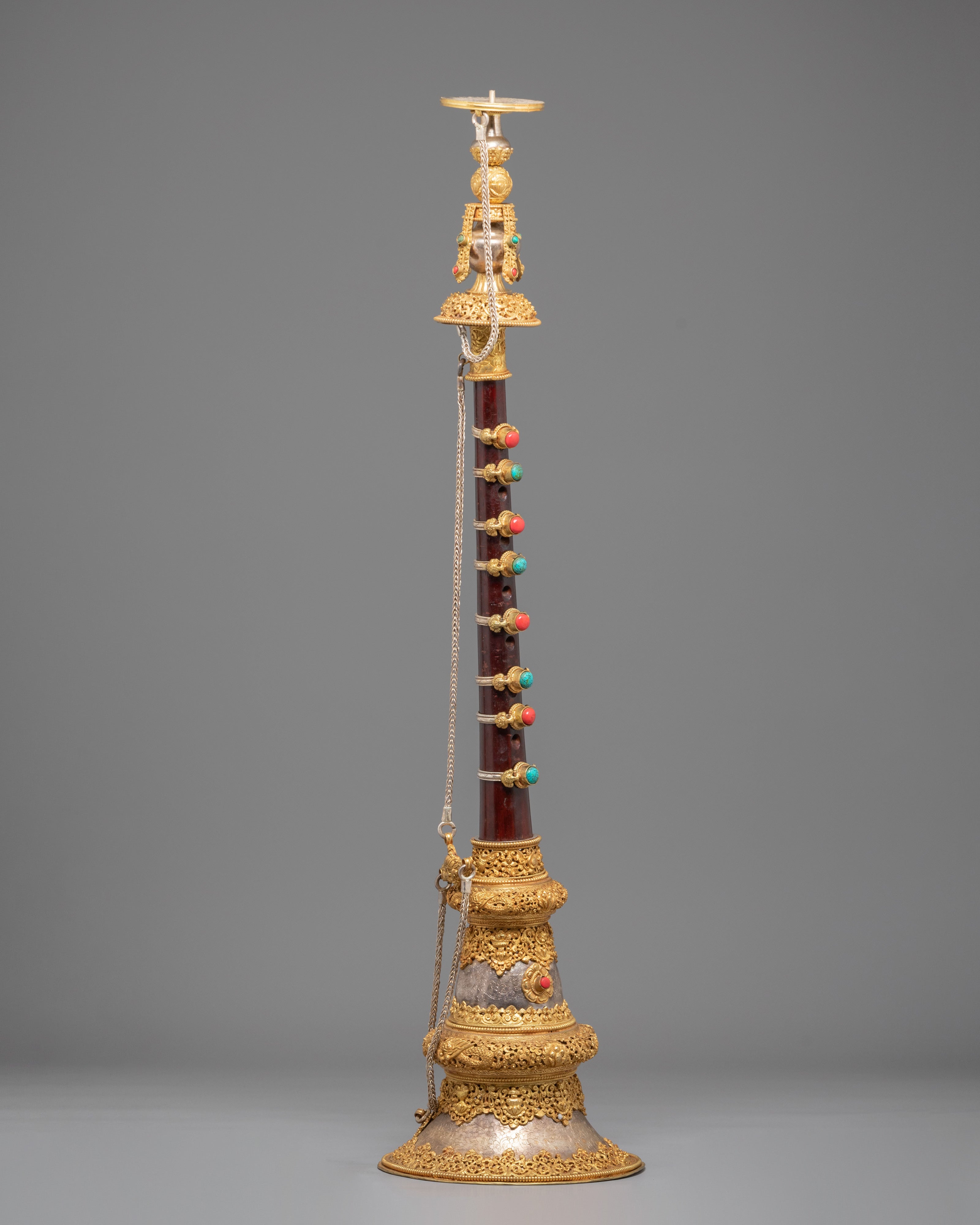 Sacred Buddhist Gyaling | Traditional Buddhist Ceremony Horn