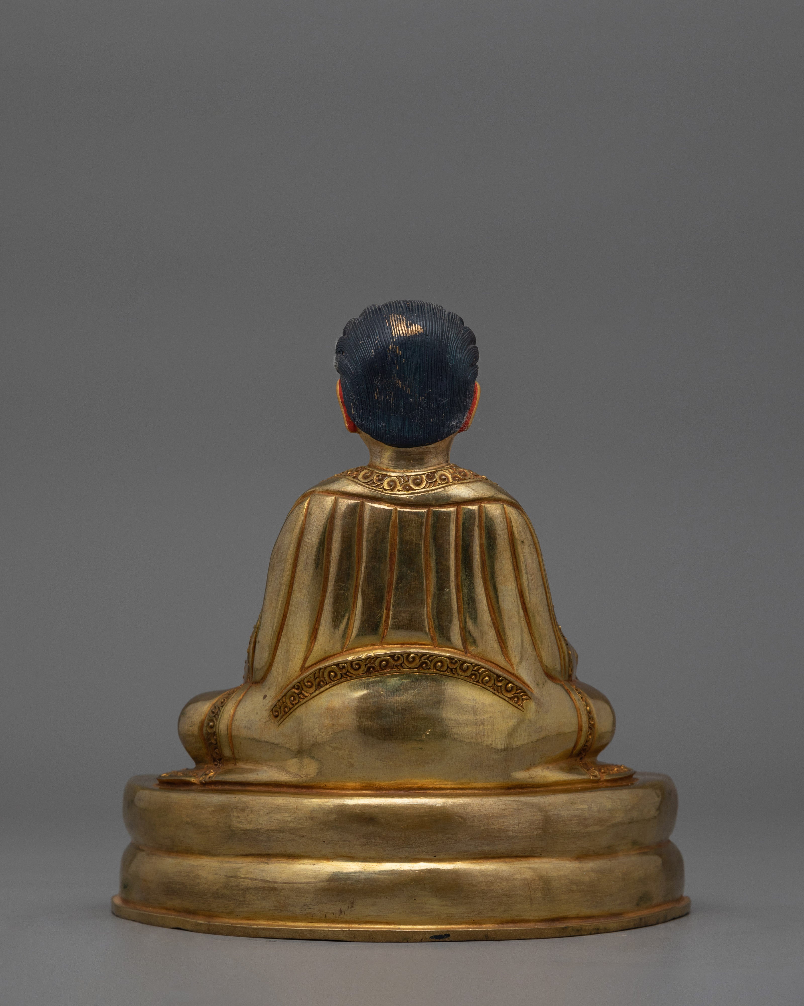 Himalayan Figurine of Marpha | 24K Gold Gilded Statue