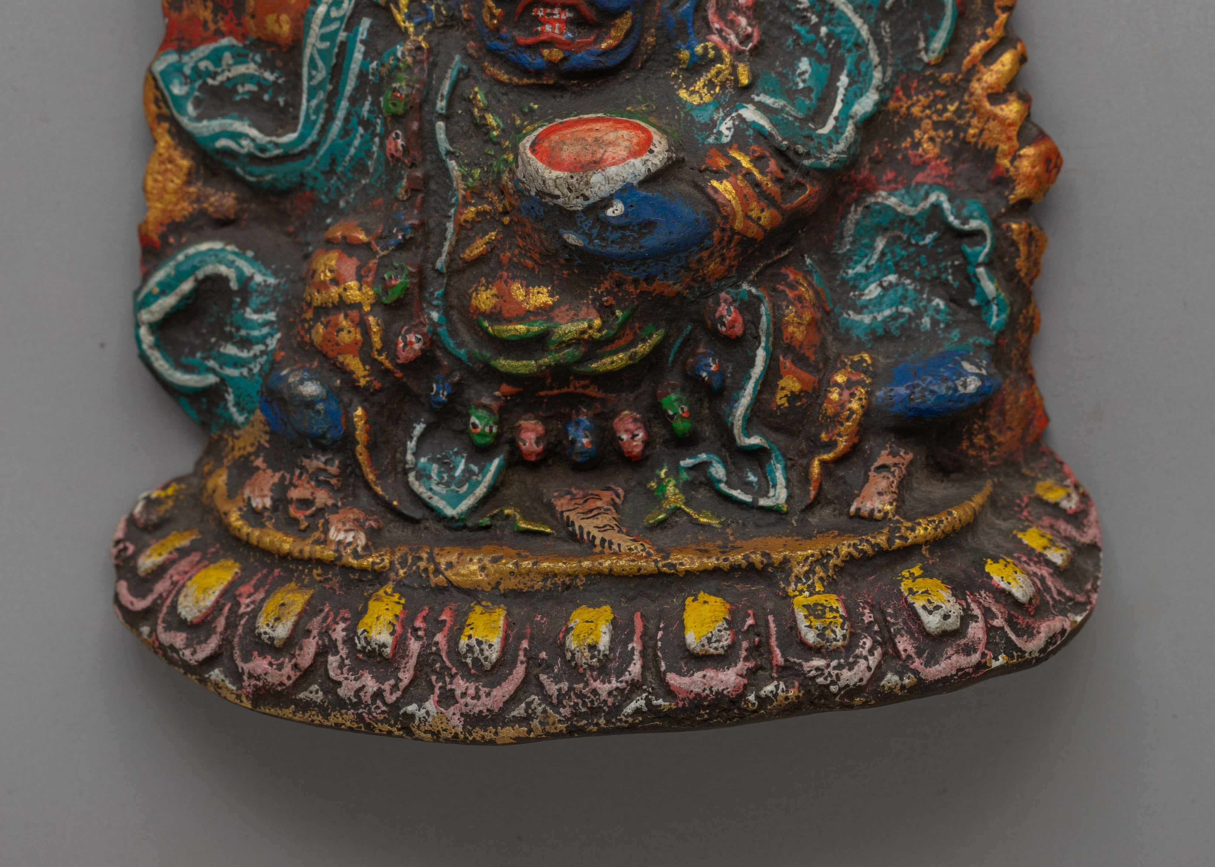 Mahakala Bernakchen Locket | Tibetan Buddhist Protection Amulet