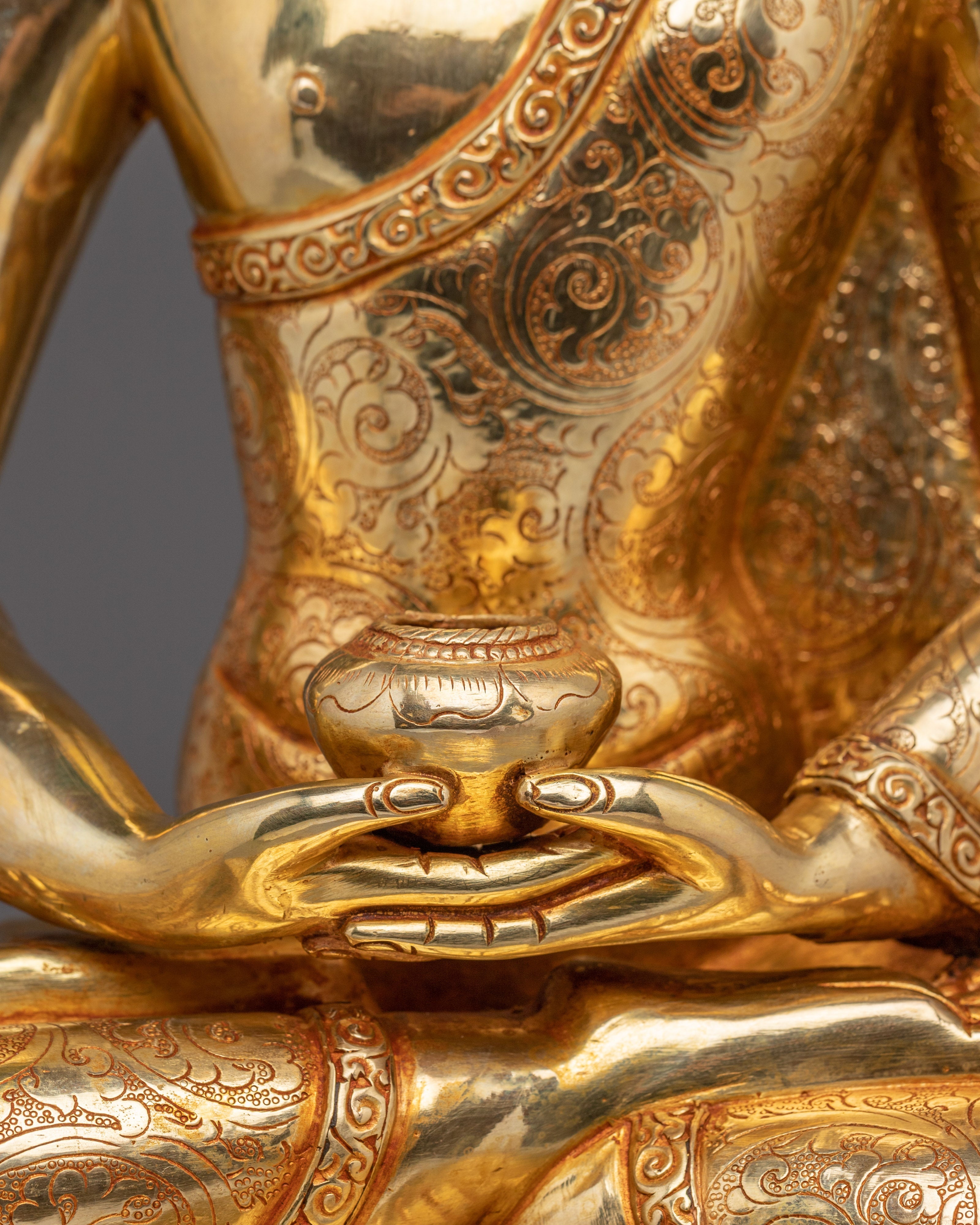 Handcrafted Sculpture Amitabha Buddha | Tibetan Buddhist Art