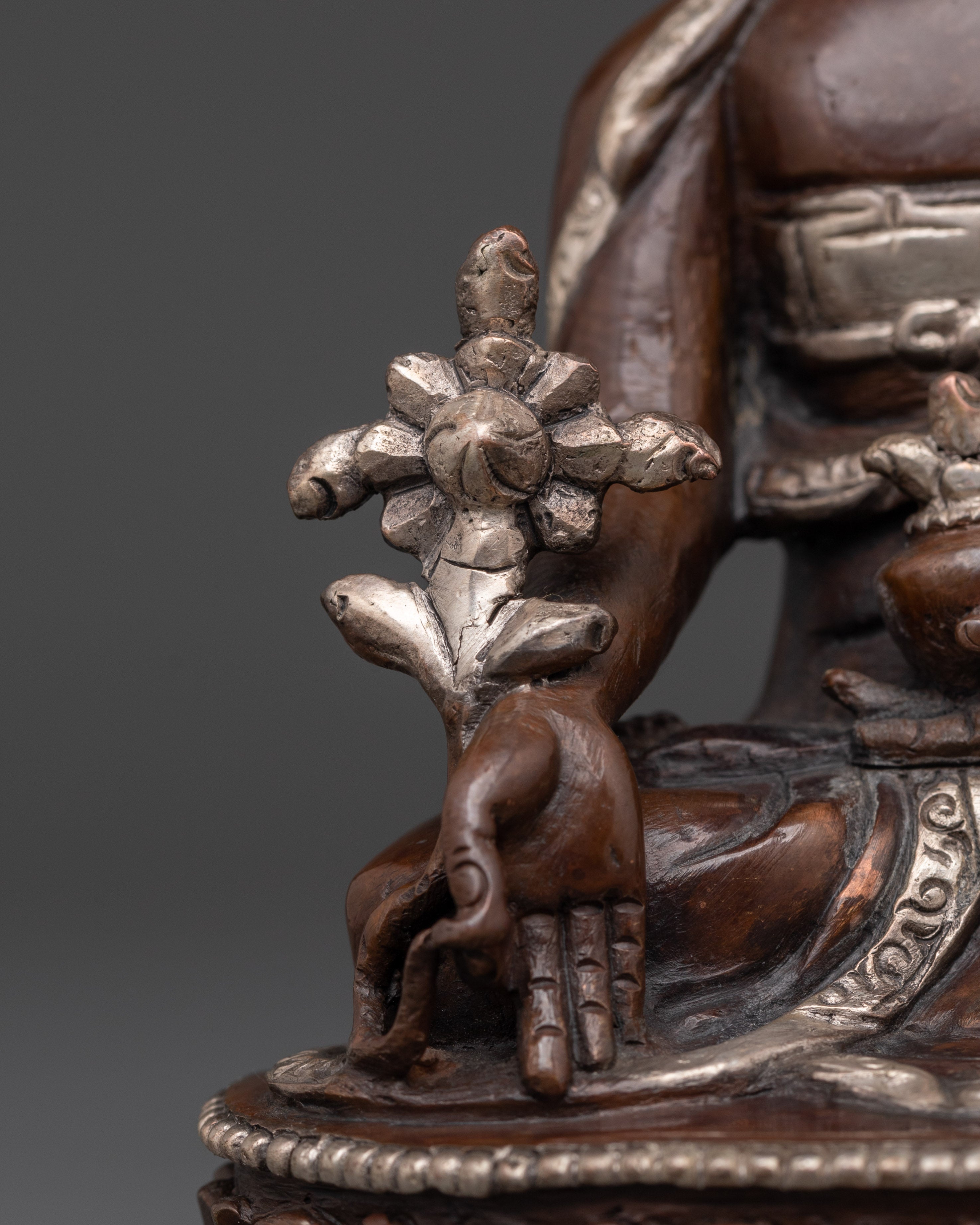 Handcrafted Healing Buddha Sculpture | Tibetan Buddhist Decor