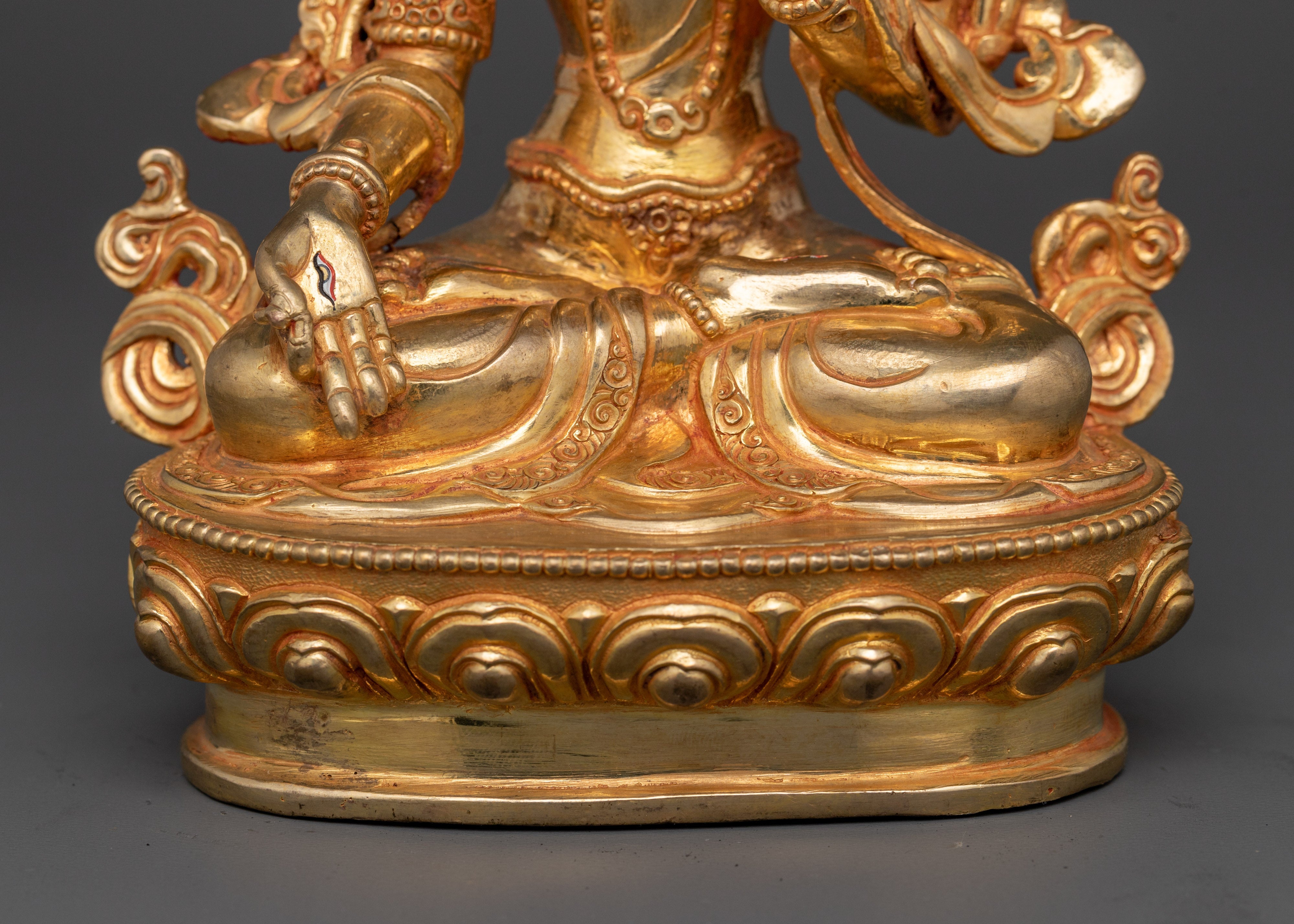 Anika White Tara Statue | Handcrafted Buddhist Copper Art