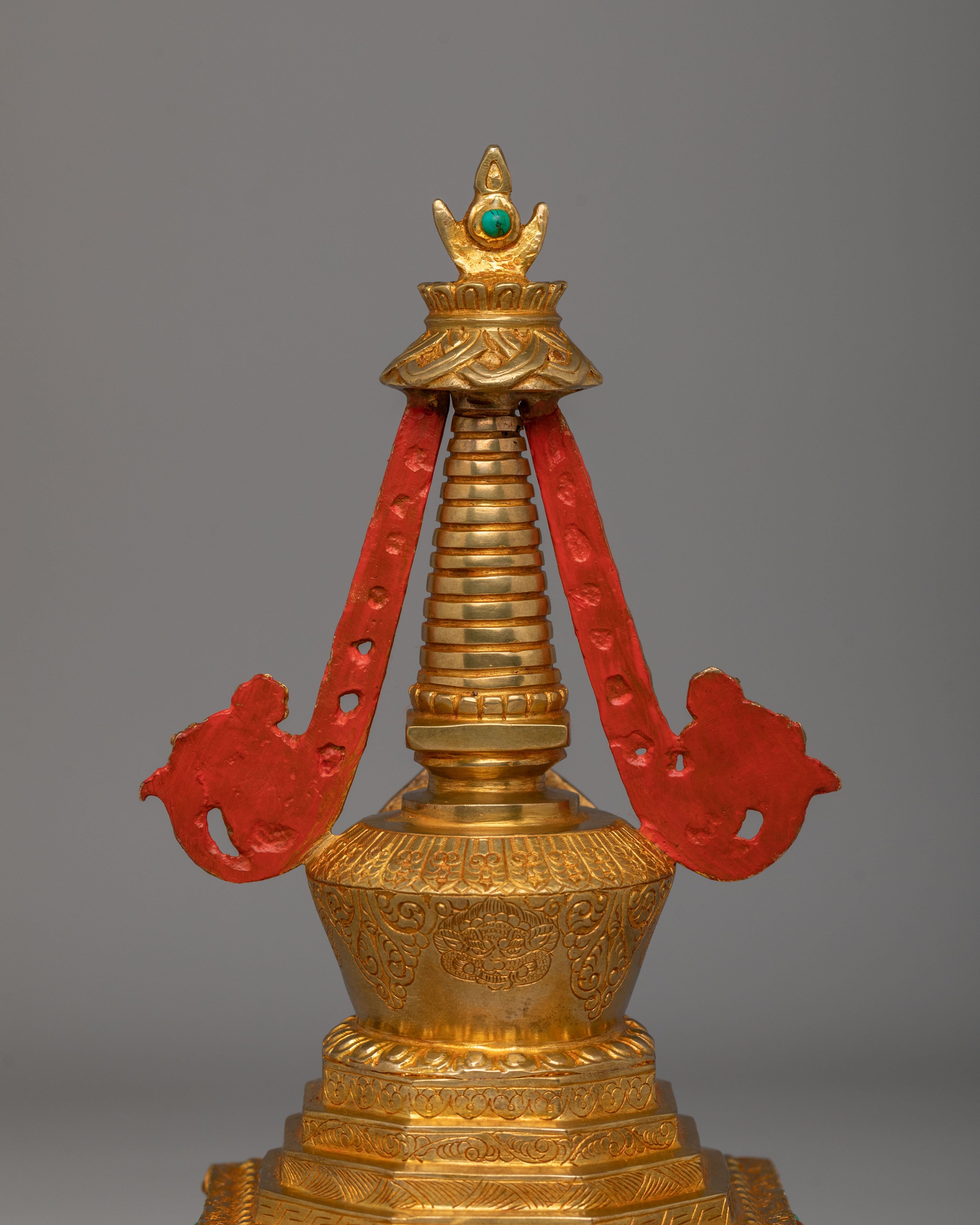 Handcrafted Stupa of Reconciliation | Spiritual Tibetan Stupa