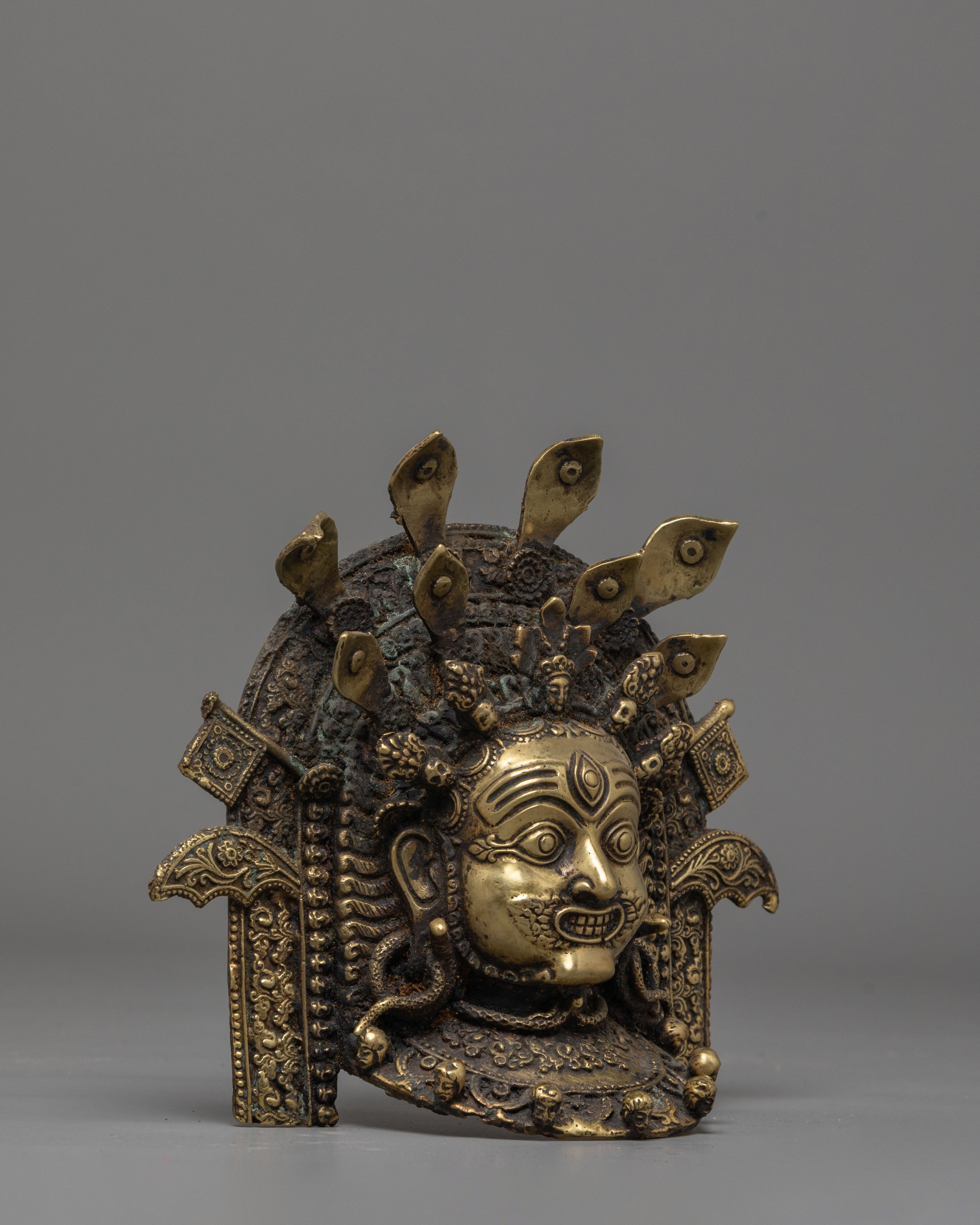 Akash Bhairav Mask Wall Hanging | Spiritual and Cultural Wall Decor